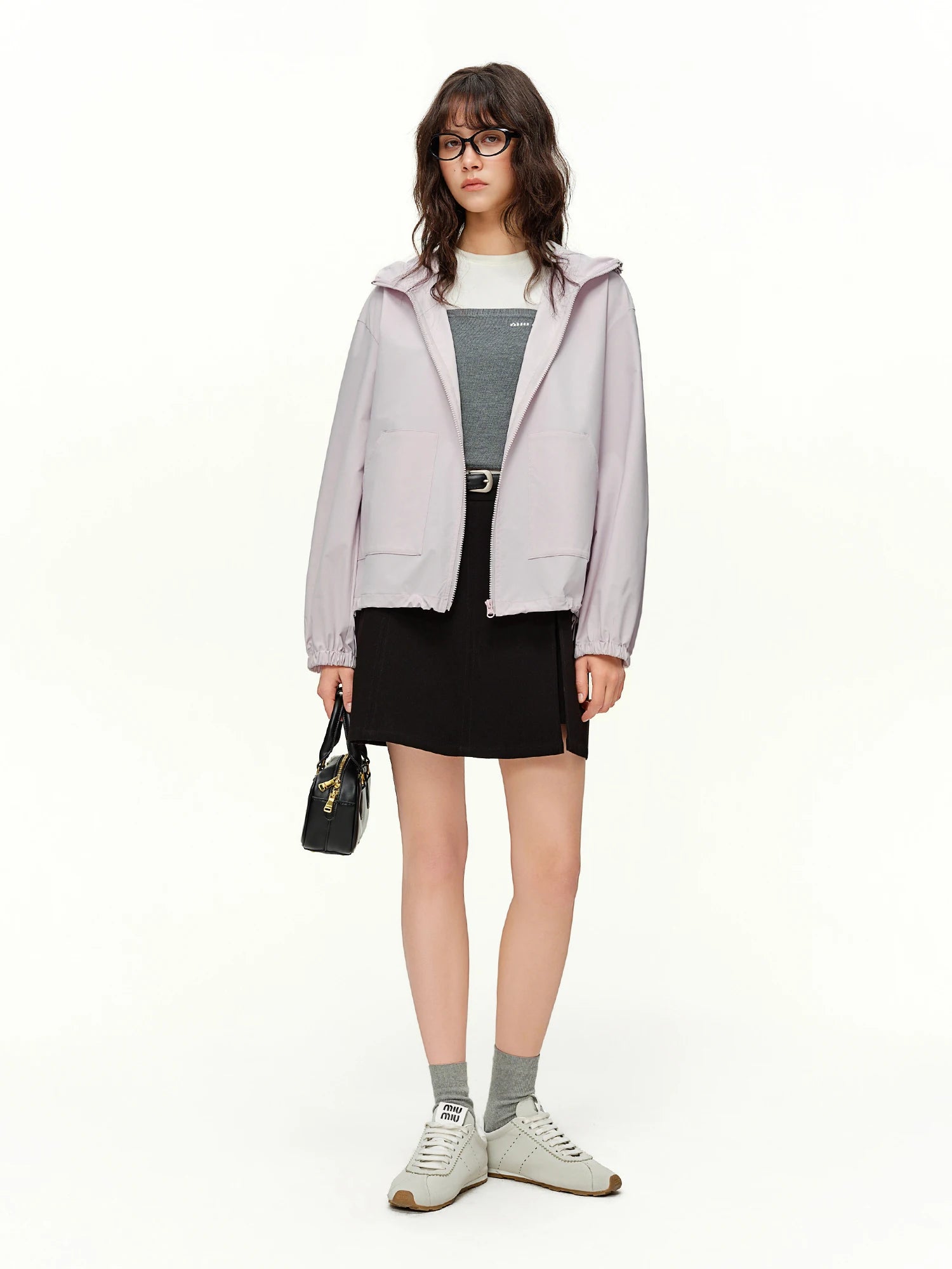 DUSHU 2026 Spring Women's Hooded Jacket Casual Commuter Short Coat - Lightweight Windproof Outdoor Sportswear Daily Streetwear