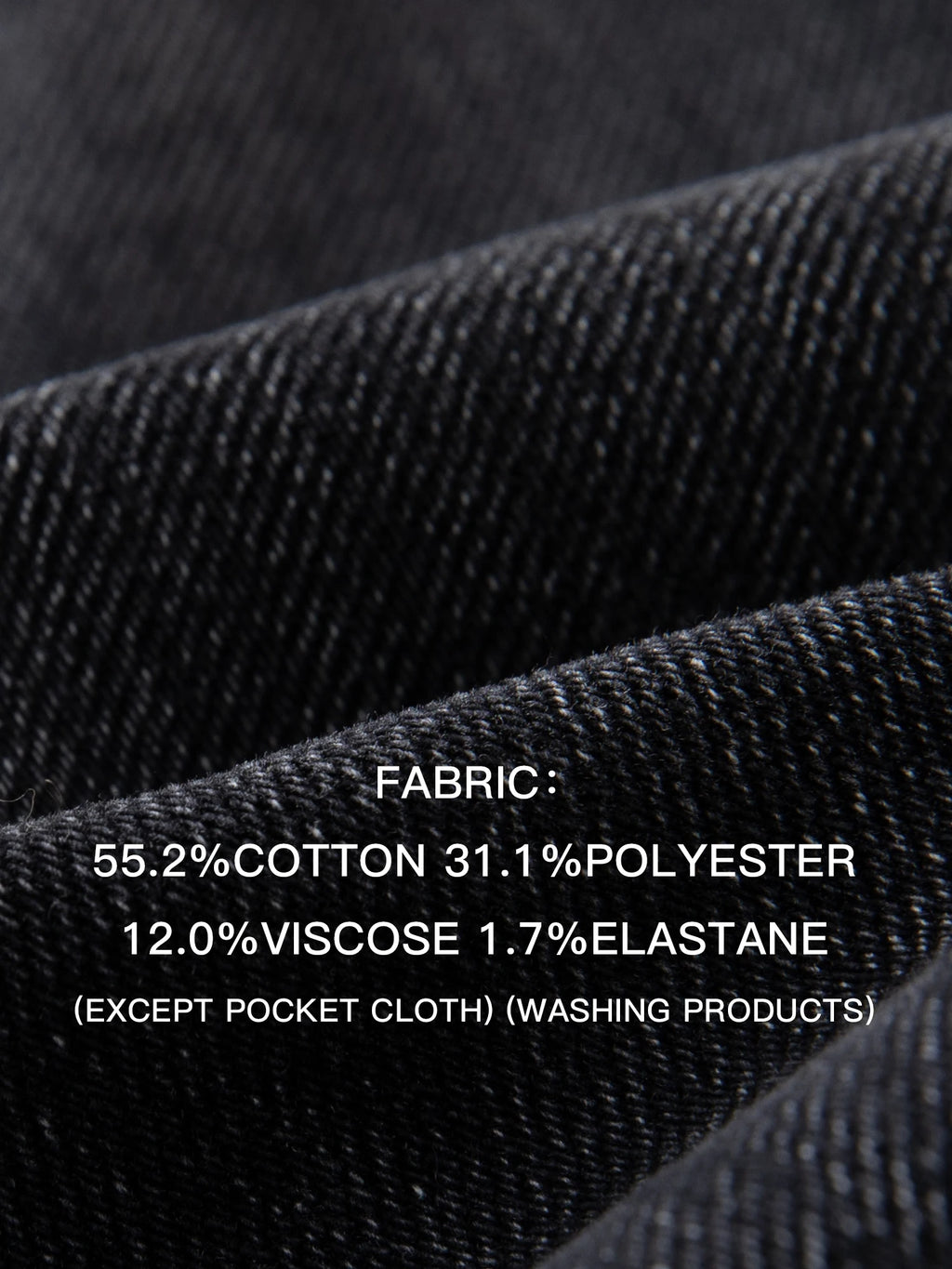 DUSHU【2 Colors】Women Winter Thicken Jeans Cotton Elastic Tapered Cropped Trousers High Waist Denim Black Female Jeans 24DS84165