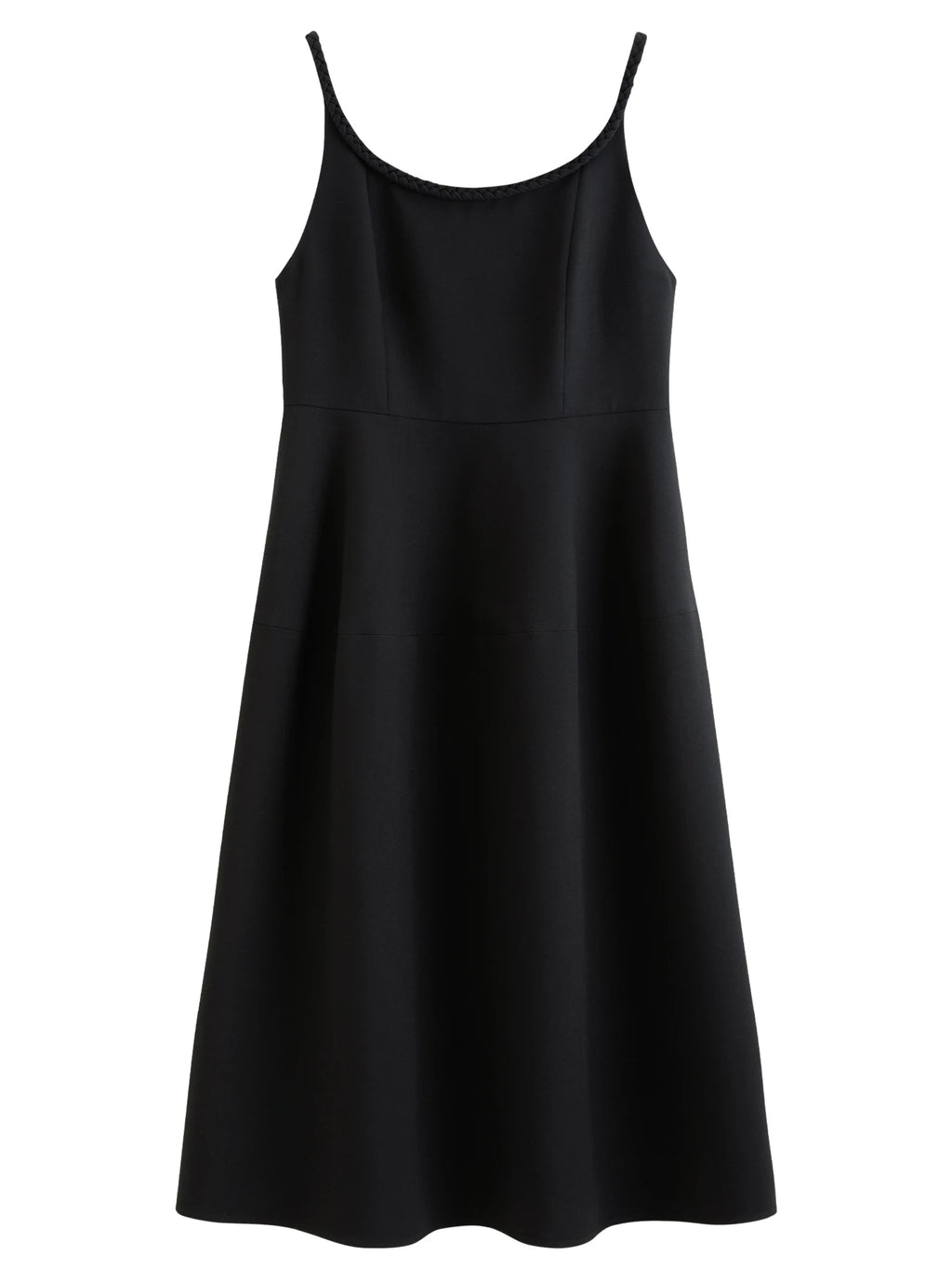 DUSHU Plus Size 2025 Women's Sleeveless Slip Midi Dress Satin Lace Trim Elegant Cocktail Party Gown Winter Velvet Evening Dress