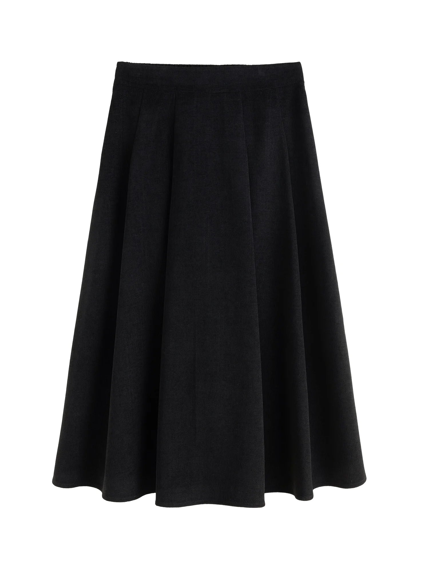 DUSHU Women Blue Tweed Jacket Gentle Style Short Round Neck Coat Back Elastic Waist Black Thick Winter Skirt 24DS84493+24DS84566