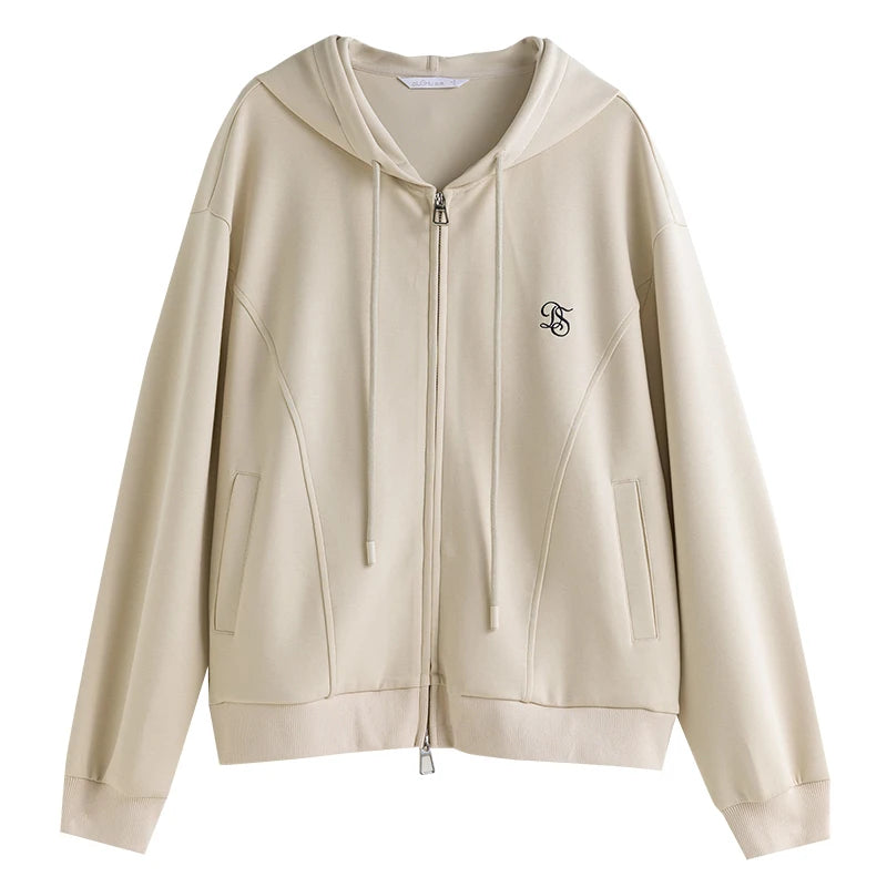 DUSHU Women's Retro Sweater Jacket Straight Skirt Suit 2024 Autumn New Design College Style Casual Suit 24DS83081 24DS83189