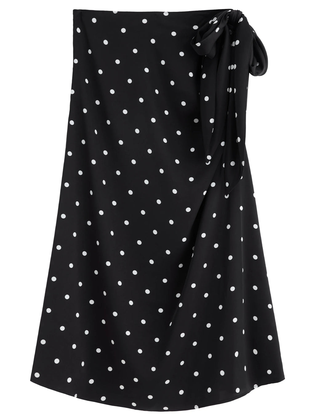 DUSHU Plus Size French Retro Style Temperament Polka Dot Skirt 2025 New Summer High Waist Cover Meat Slim Skirt 25DS82280