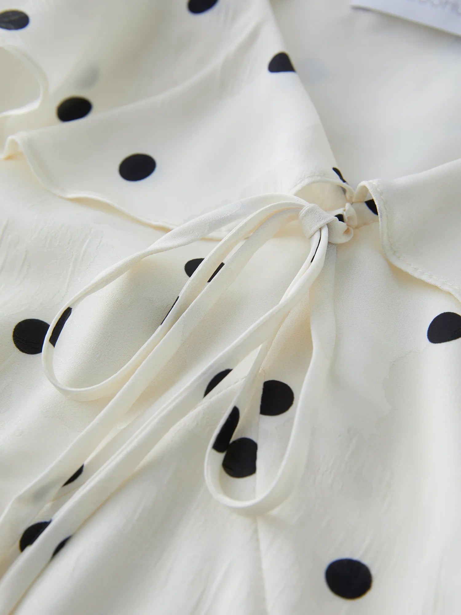 DUSHU 2025 Summer Women's Polka Dot Waist-Defining Dress - Romantic Flowy Skirt with Sweetheart Neckline for Feminine Elegance