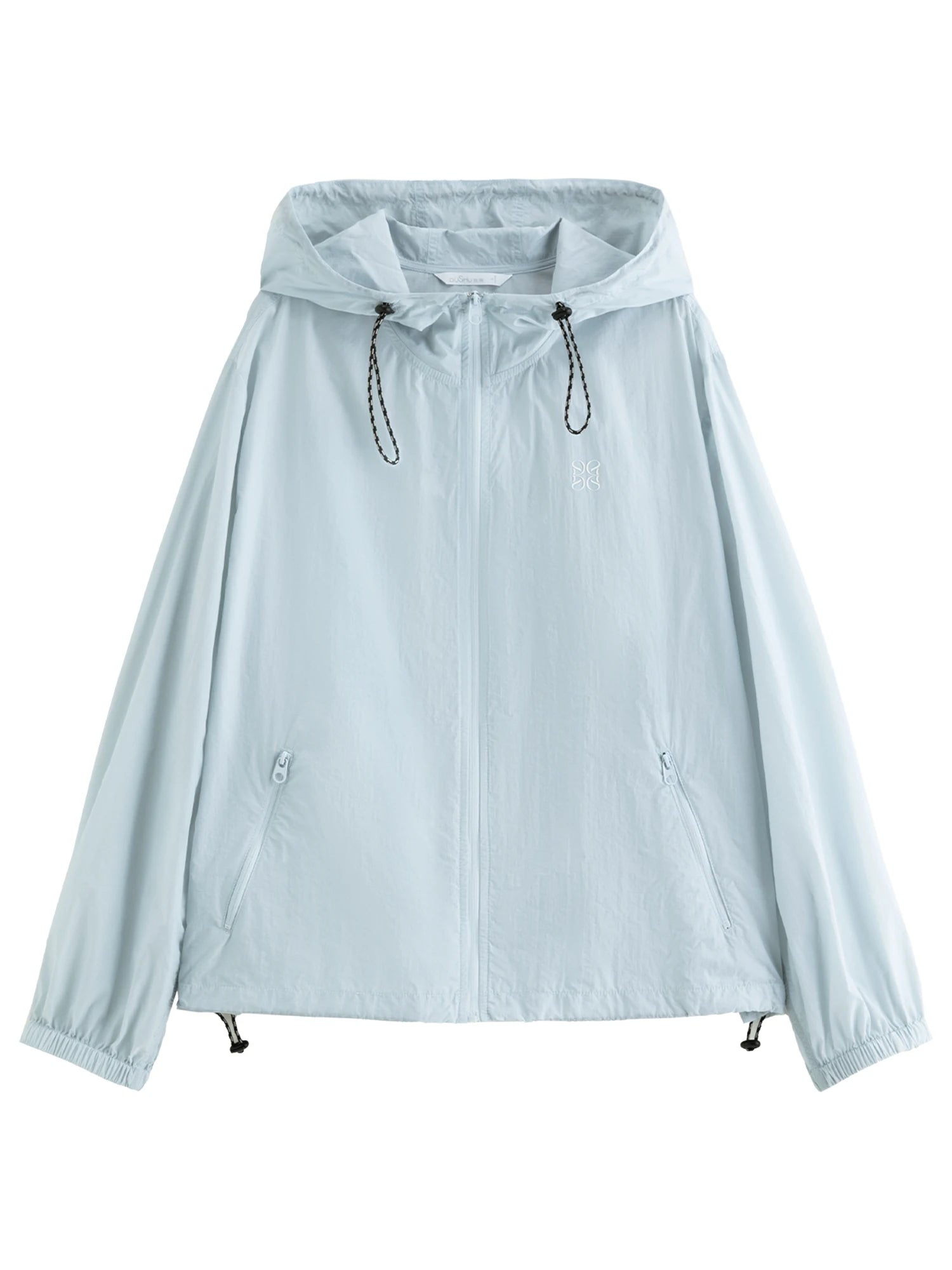 DUSHU 2026 Spring Women's Lightweight Sun Protective Hooded Jacket Casual Windbreaker for Outdoor Commute Sustainable Lifestyle