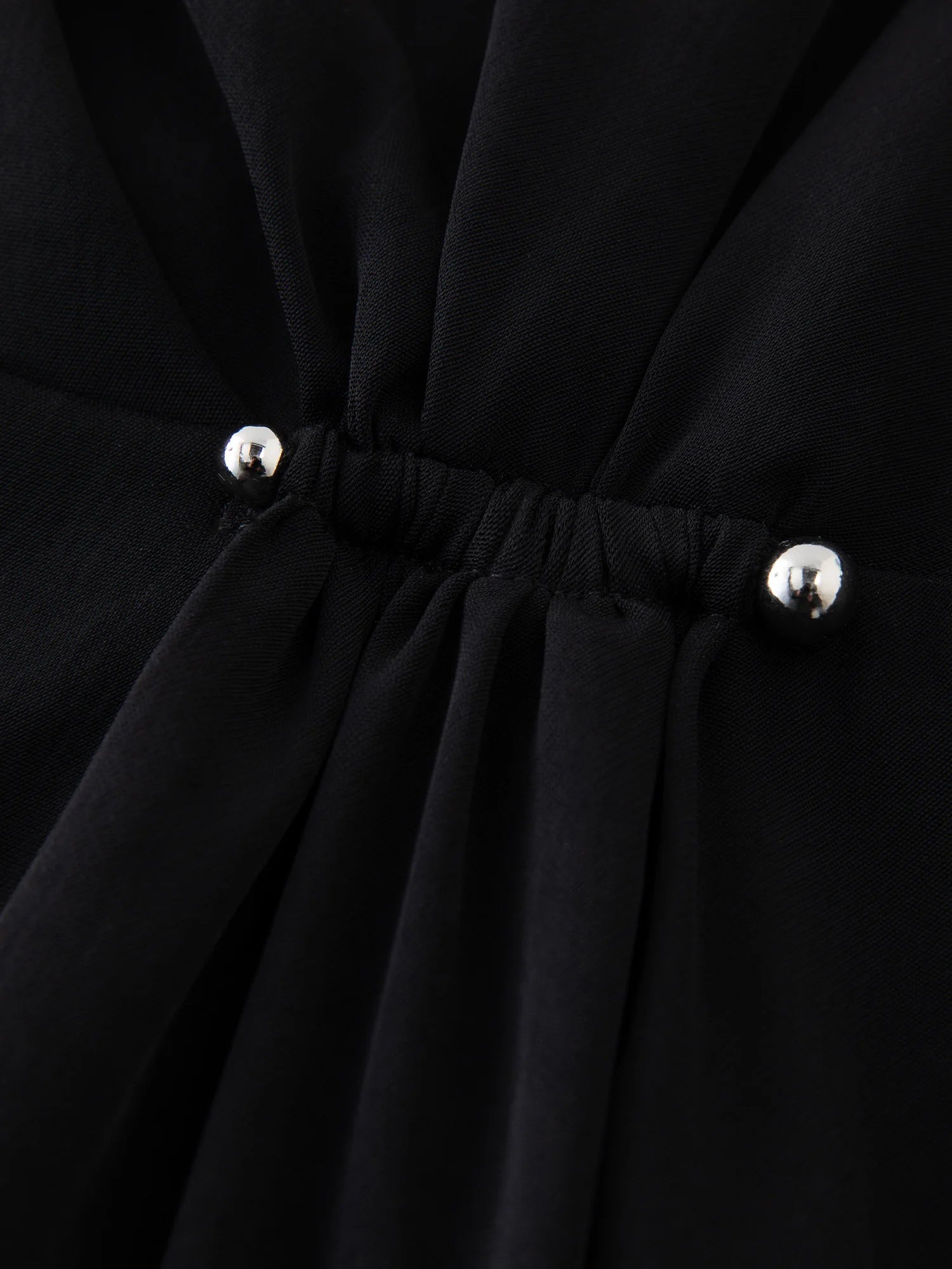 DUSHU Plus Size Apple&Pear Shape Slimming Little Black Dress 2025 Summer Waist-Defining Office Casual Y2K Fashion Chic Dress