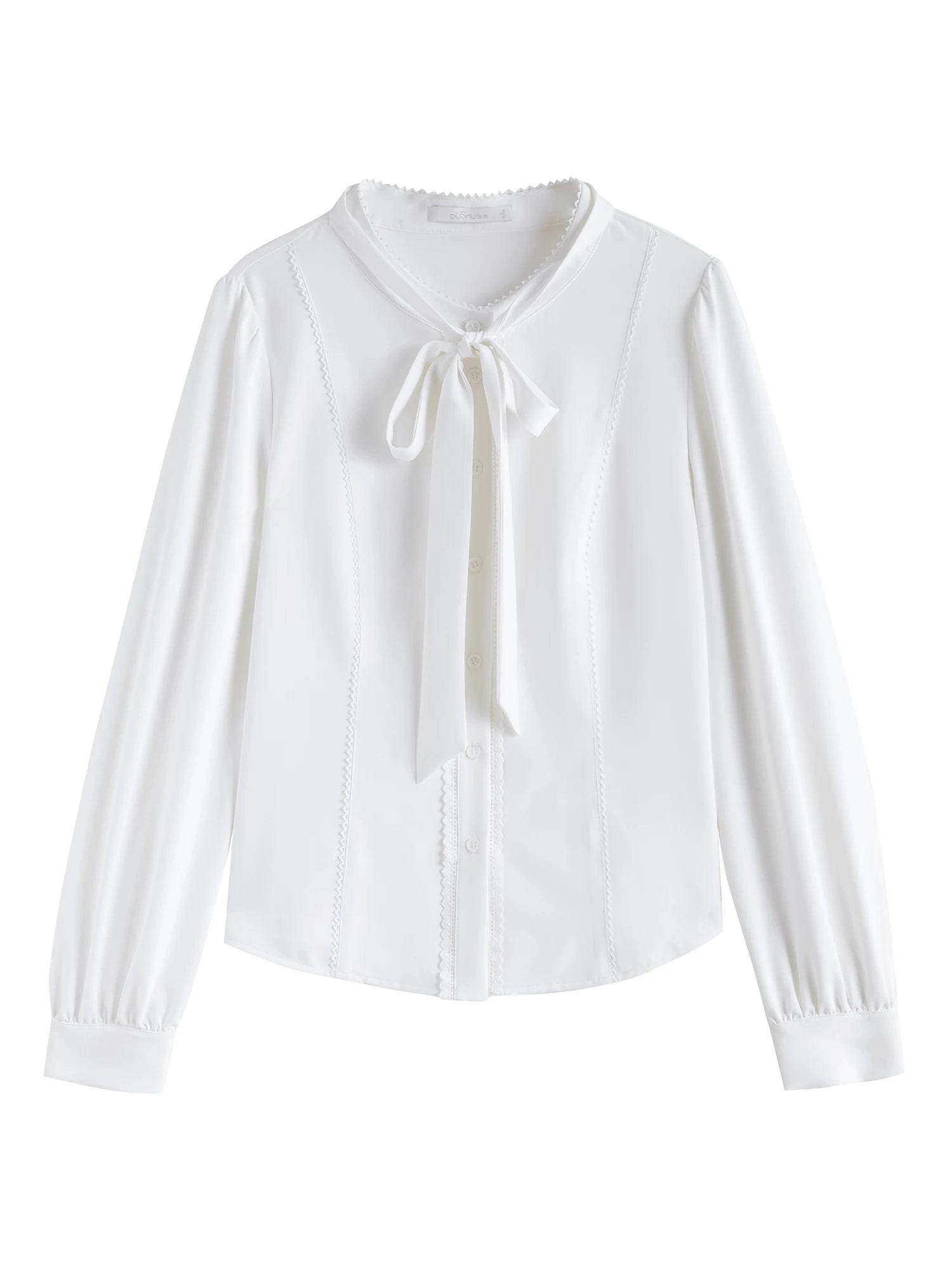 DUSHU Plus Size UPF50+Sunscreen Leather French Shirt 2025 Spring New Commuter Sunscreen Casual Loose Shirt 25DS81092