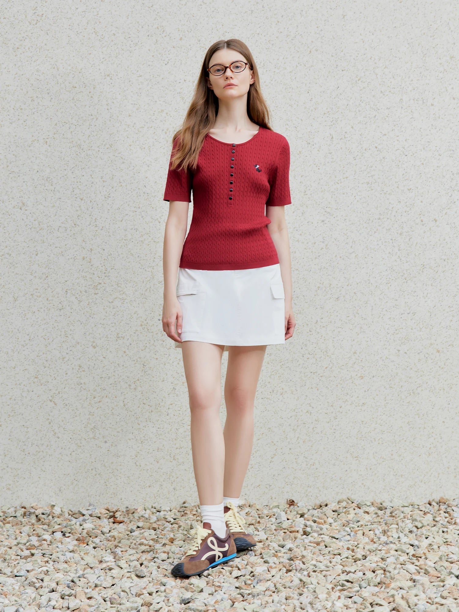 DUSHU Sweet Cool Workwear Short Skirt Women 2025 Summer New Fashion Commuting Functional Style A-line Skirt 25DS82765