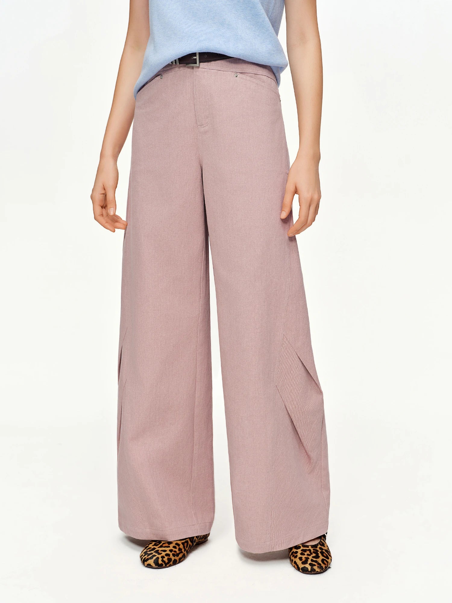DUSHU Women's Retro Cargo Scimitar Pants 2026 Spring Loose Comfortable Casual Trousers cotton comfortable all-match fashionable