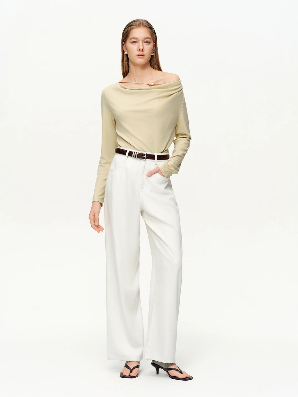 DUSHU Relaxed Straight-Cut Jeans: 2026 Spring New Arrival Perfect for Casual Workwear and Everyday Fashion High Waisted Jeans