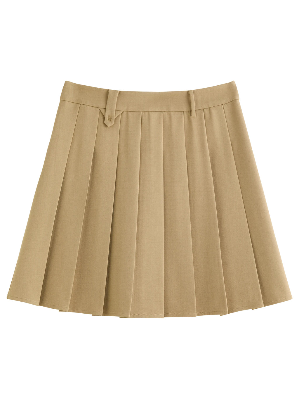 DUSHU Grid High Waisted Pleated Skirt 2024 Winter New Product Classic Versatile Fashion Half Skirt Short Skirt 24DS84242