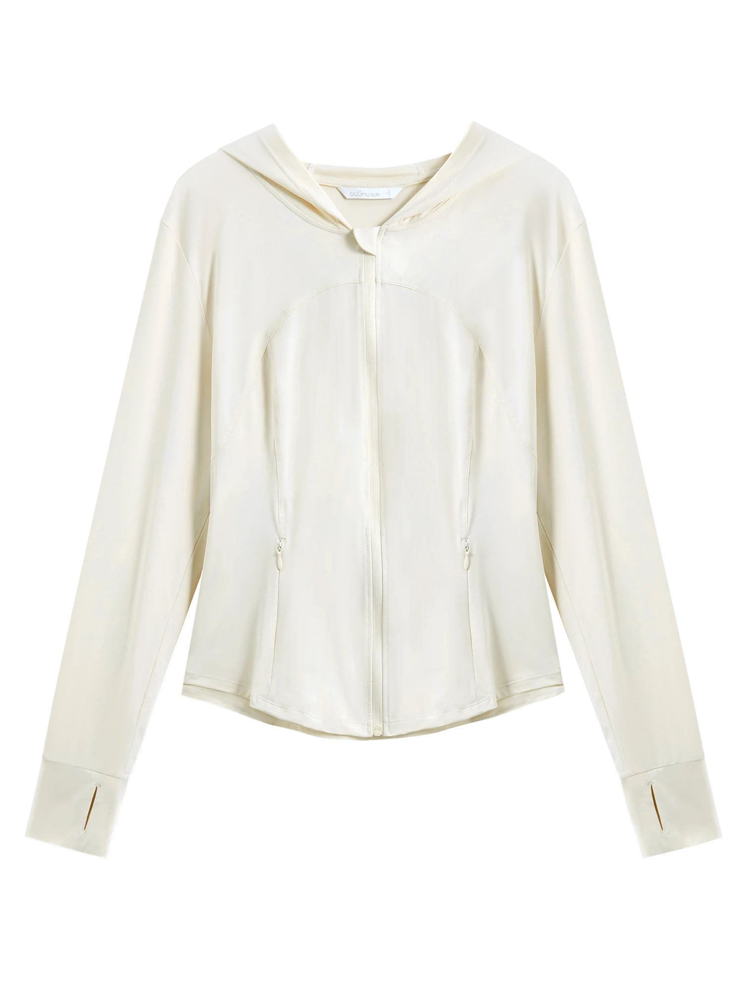 DUSHU Office Lady Women's UPF50+ Sun Protection Clothing Spring Summer New Original Yarn Shoulder Jackets 25DS81315+25DS81311