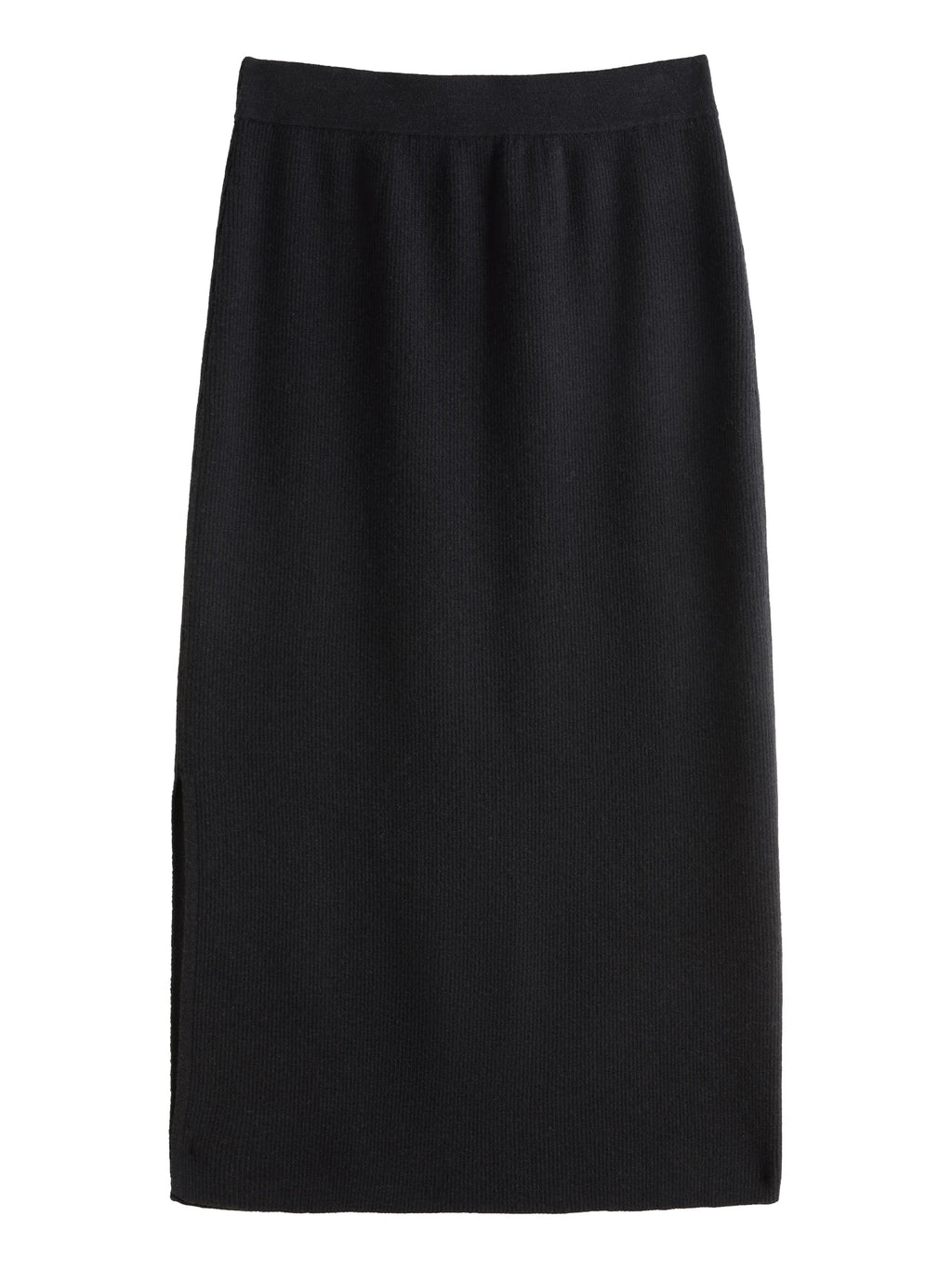 DUSHU 9.5% Wool Plus Size Straight Knitted Skirt For Women 2024 Winter New Design Fashion All-match Skirt Office Lady 24DS84442