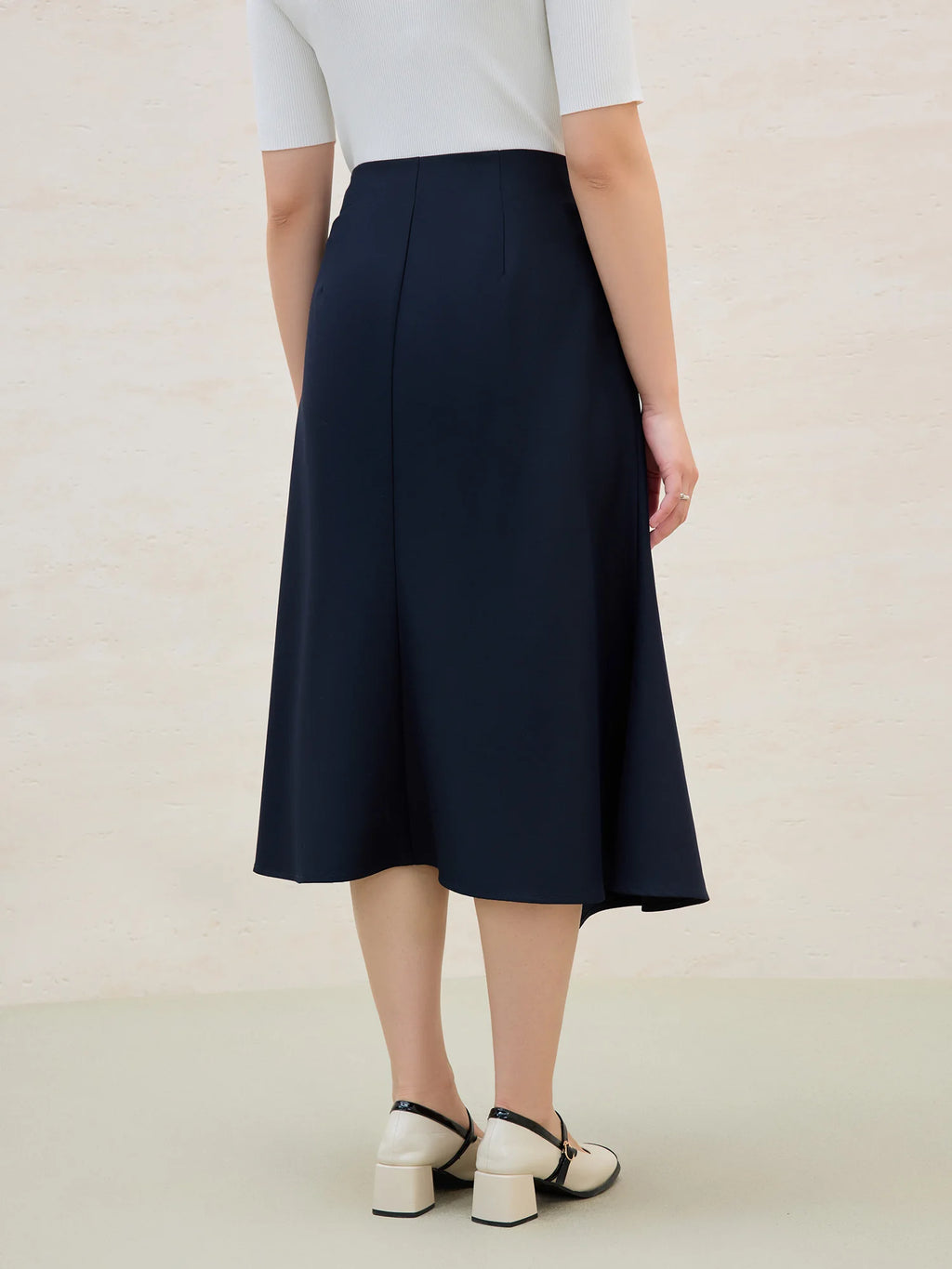 DUSHU Plus Size Women Irregular Fishtail Long Skirt 2025 Summer New Arrival Commuting Temperament Slim Long Skirt 25DS82499