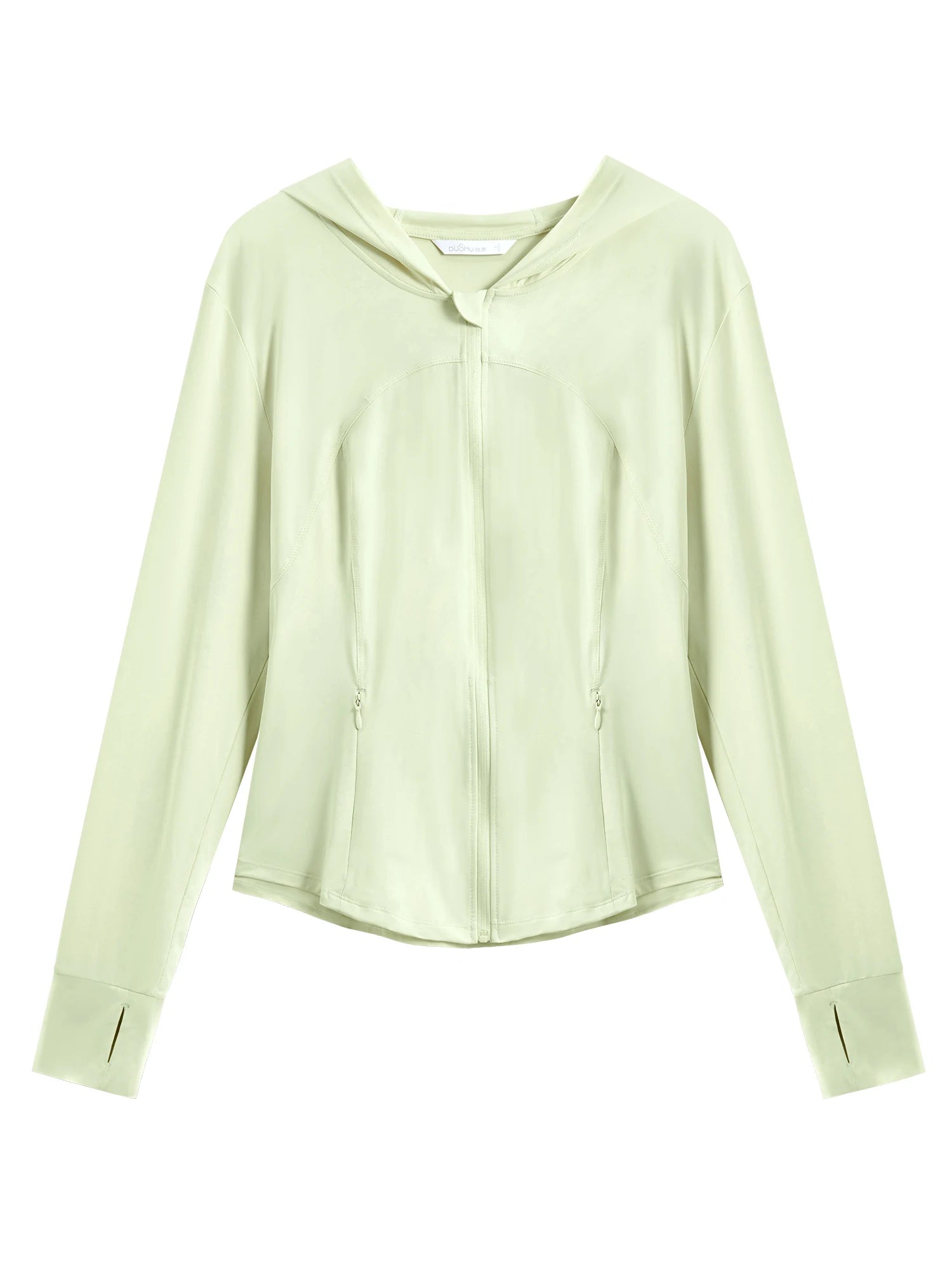 DUSHU Office Lady Women's UPF50+ Sun Protection Clothing Spring Summer New Original Yarn Shoulder Jackets 25DS81315+25DS81311