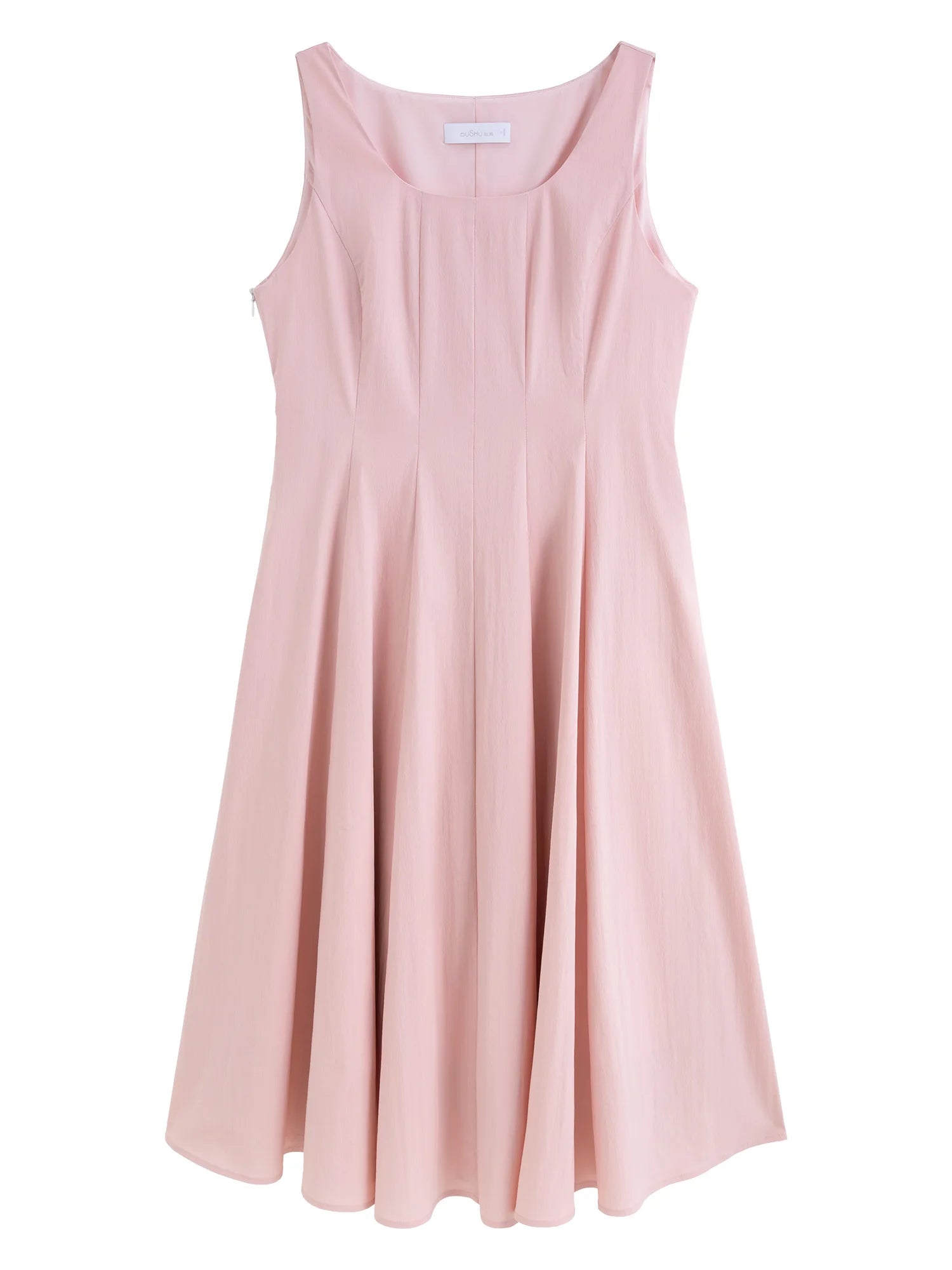 DUSHU Plus Size Office Lady Textured Temperament Dress 2025 New Fashion Suspender Dress Casual Loose Women Dress 25DS81102