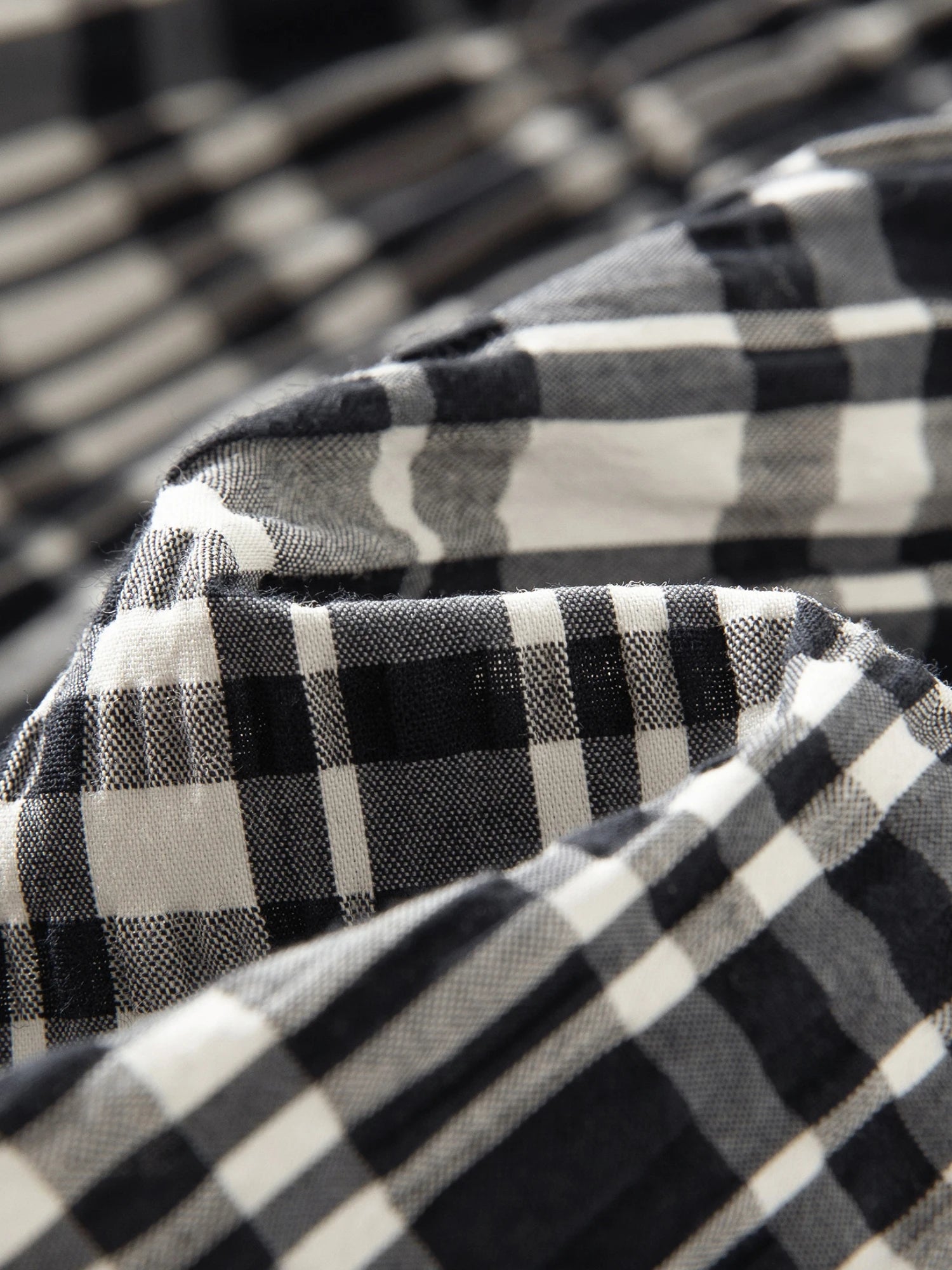 DUSHU 2025 Summer Women's Curve-Sculpting Square Neck Blouse - Contrast Checkerboard & Breathable Knit for Versatile Styling