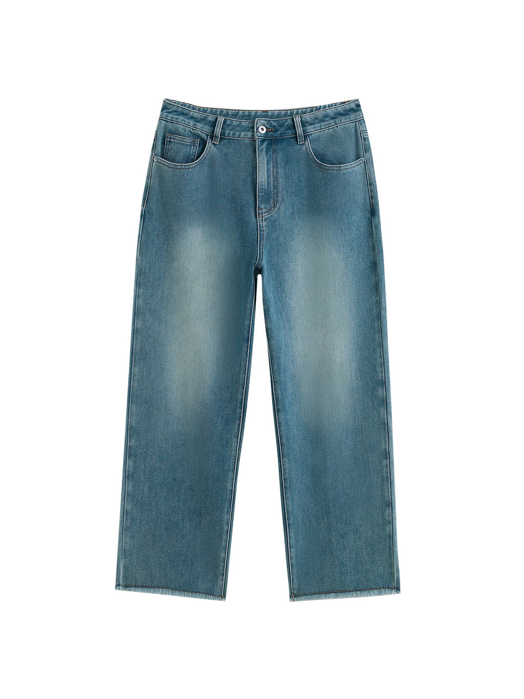DUSHU Casual Versatile Soft Jeans For Women 2024 Autumn New Design Classic Jeans All-match Pants 24DS83022 24DS83111