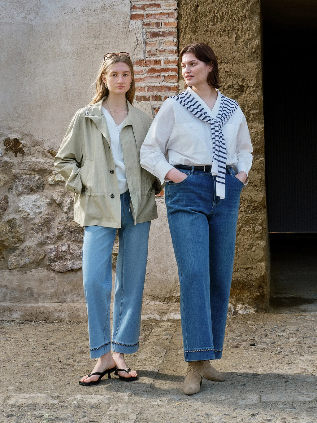 DUSHU Drawstring Trench Coat New Spring 2026 Cropped Trench Coat for Women Loose Classical Commuting Outwear Cotton Soft