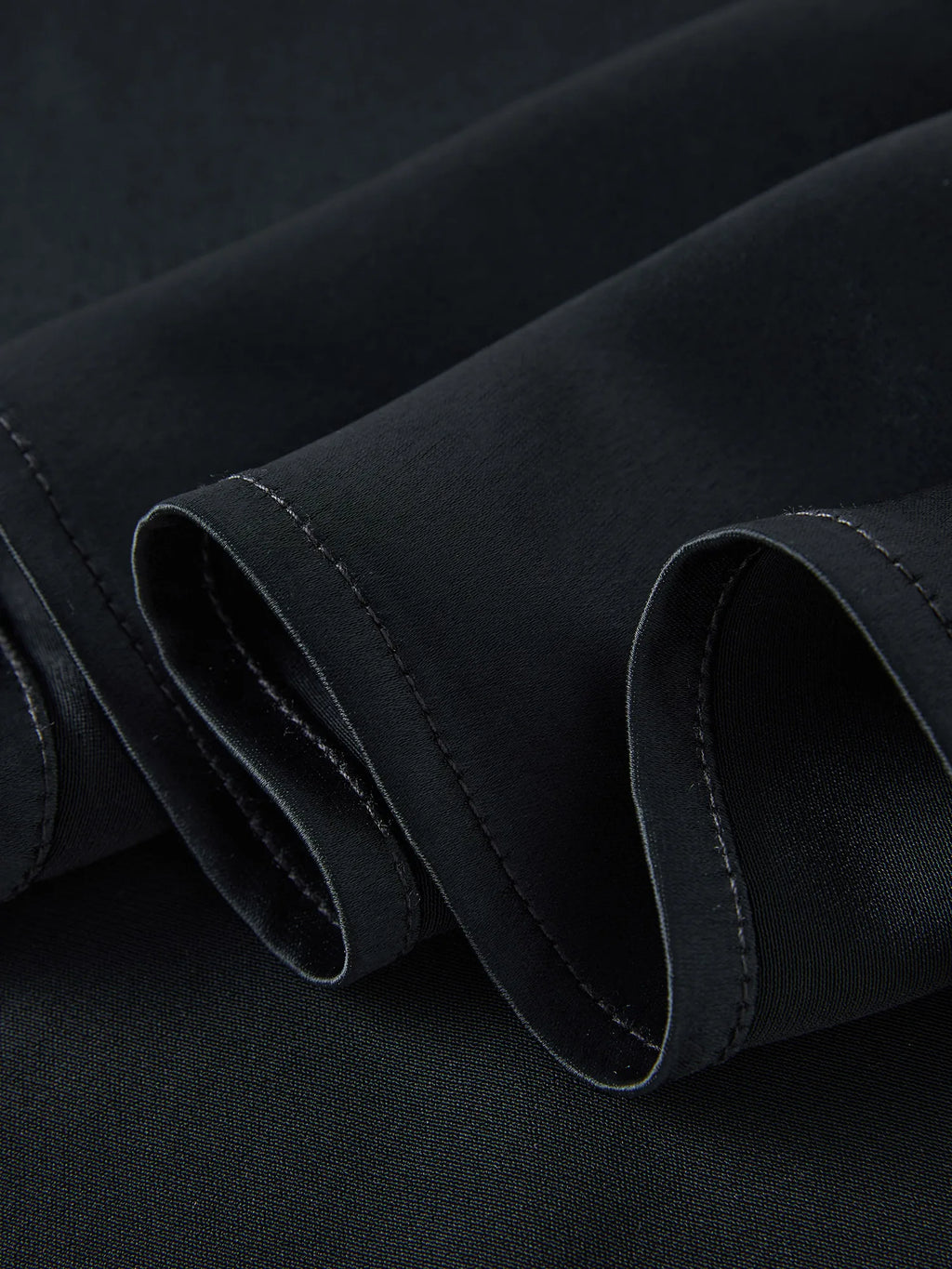 DUSHU Plus Size Acetate Long Black Dress 2025 Summer New Arrival Commuting Temperament Sleeveless Vest Dress for Women 25DS82501
