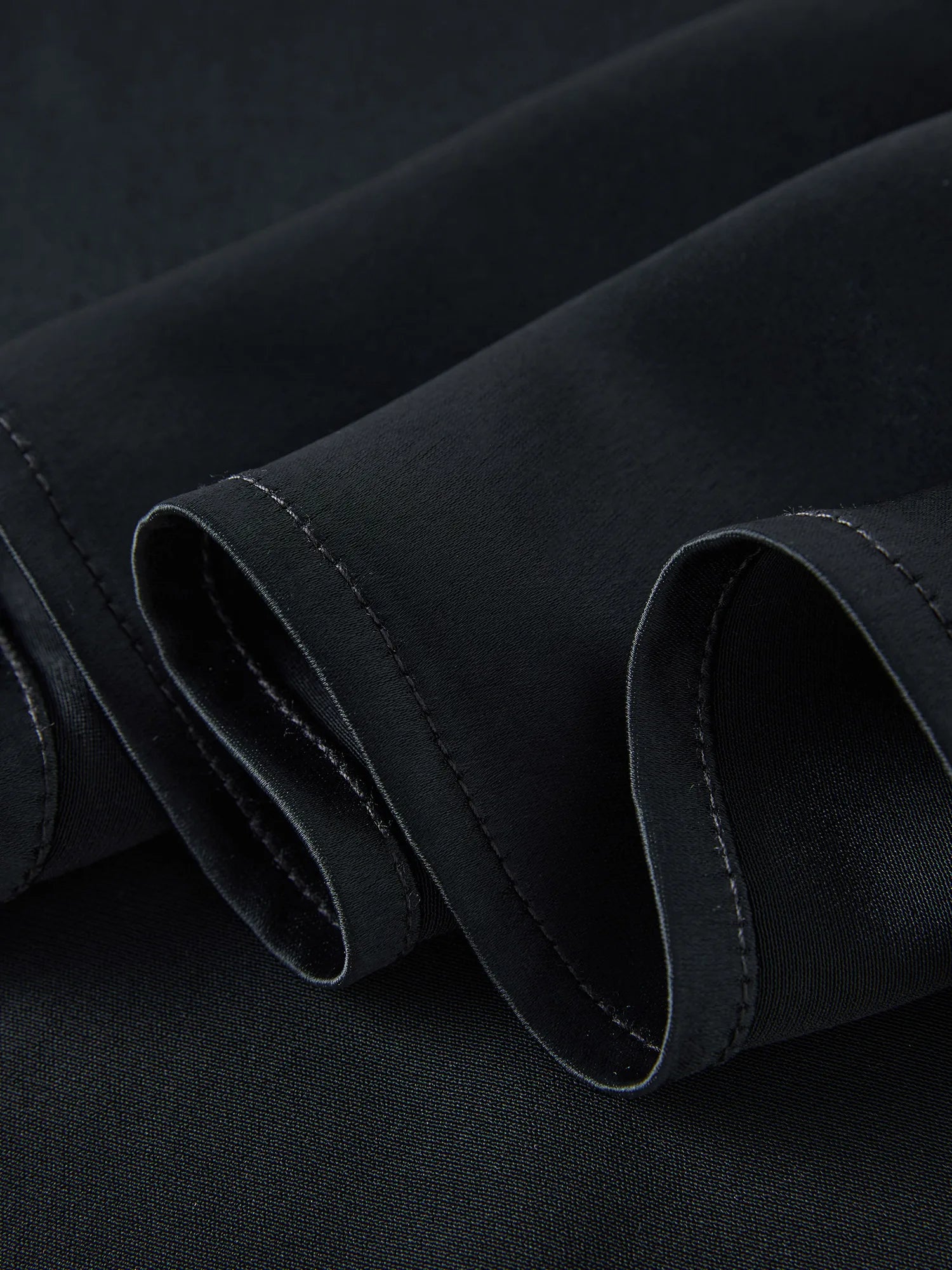 DUSHU Plus Size Acetate Long Black Dress 2025 Summer New Arrival Commuting Temperament Sleeveless Vest Dress for Women 25DS82501