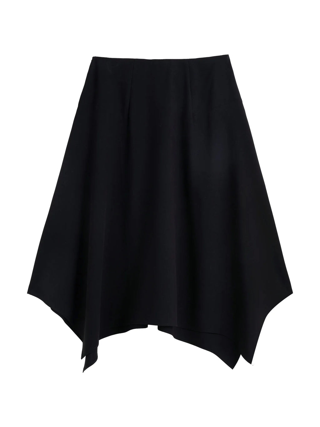 DUSHU Minimalist Style Asymmetrical Design A-line Umbrella Skirt Women 2025 Summer New Arrival Commuting Fashion Skirt 25DS82221