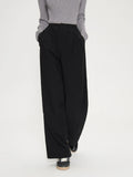 DUSHU Women's All-match Cargo Casual Chic Trousers 2024 Autumn New High Waist Loose Comfortable Trousers For Female 24DS83073