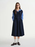 DUSHU Plus-size Women's Lazy Divine Waist-defining Sweatshirt Dress New Autumn/Winter 2025 Oversized Comfort Fit Long Sleeves