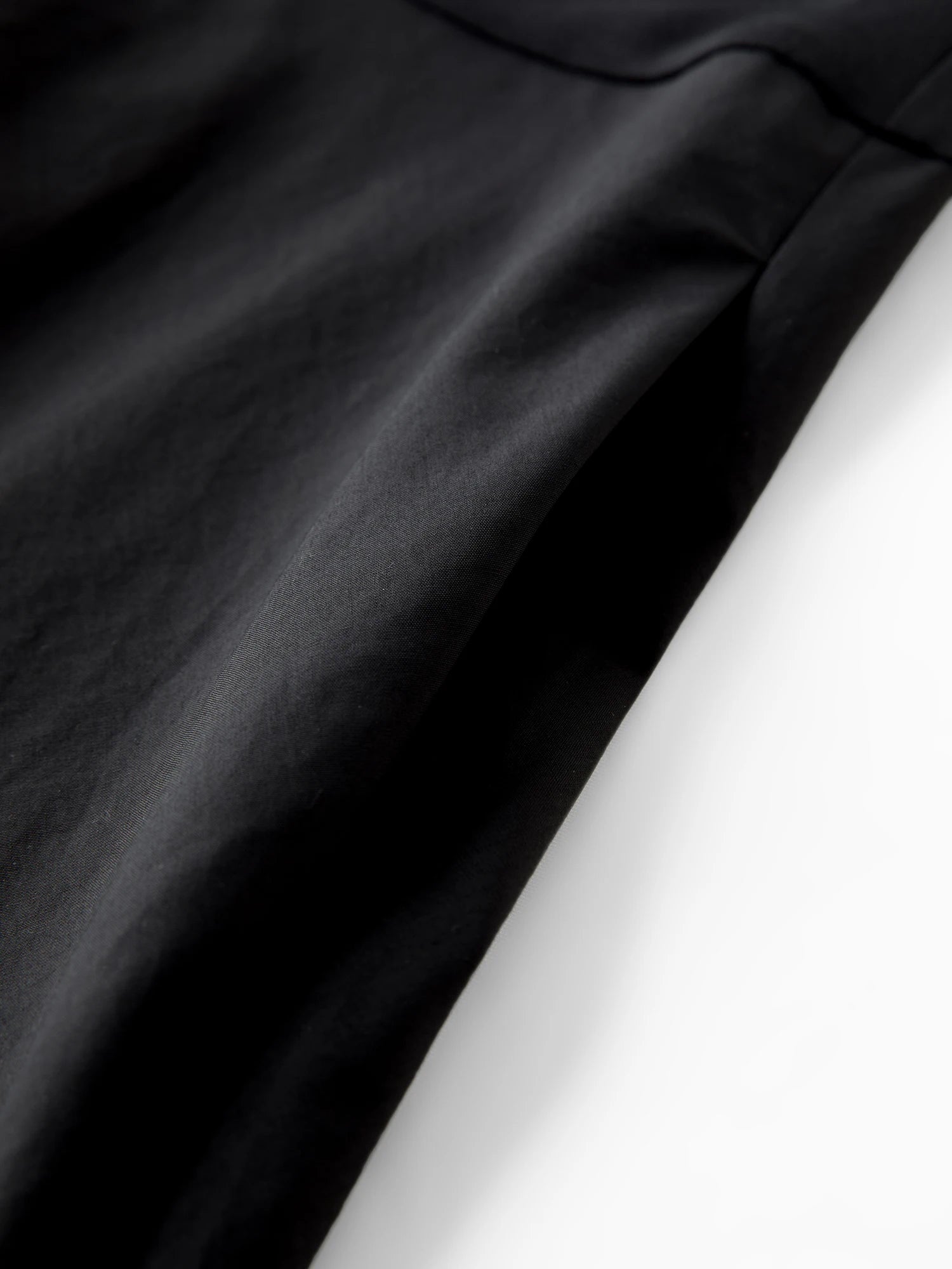 DUSHU Minimalist Style Needle Stitching Dress For Women 2025 Autumn New Arrival Style Sleeveless Short Sleeve Long Black Dress