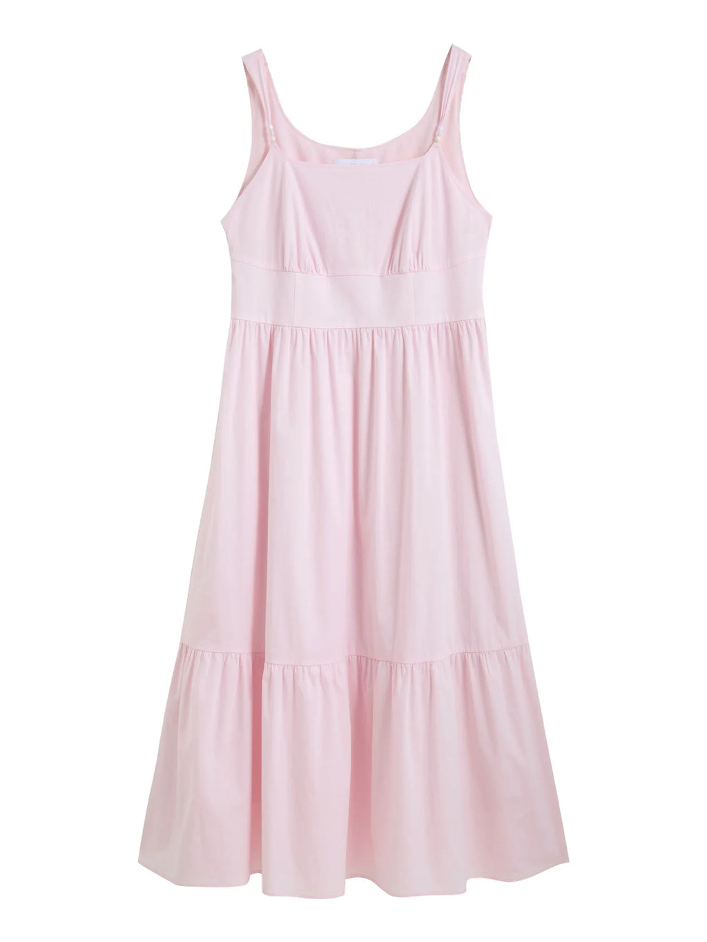DUSHU 2025 Summer Women's Beaded Adjustable Dress - Dual-Tone Design & Flattering Silhouette Causal Loose 25DS82223
