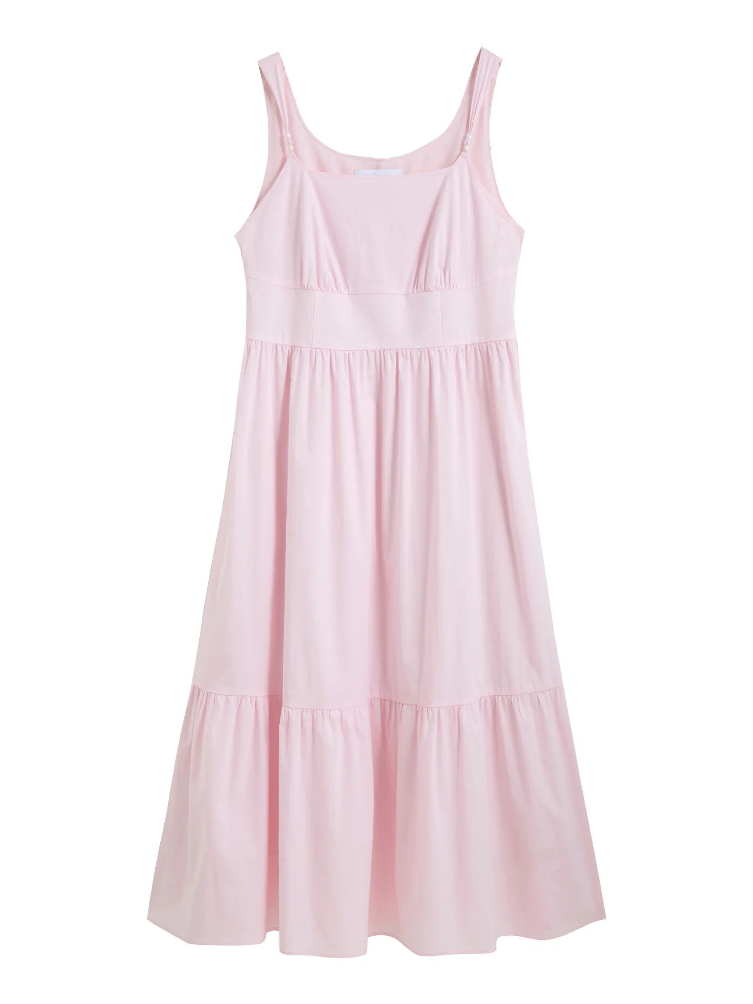 DUSHU 2025 Summer Women's Beaded Adjustable Dress - Dual-Tone Design & Flattering Silhouette Causal Loose 25DS82223