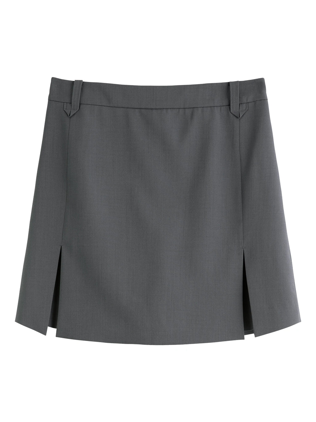 DUSHU 2025 Summer Curve-Flattering Office Shorts Skirt-Inspired Hem - Semi-Elastic Waist & Breathable Fabric for Casual Chic