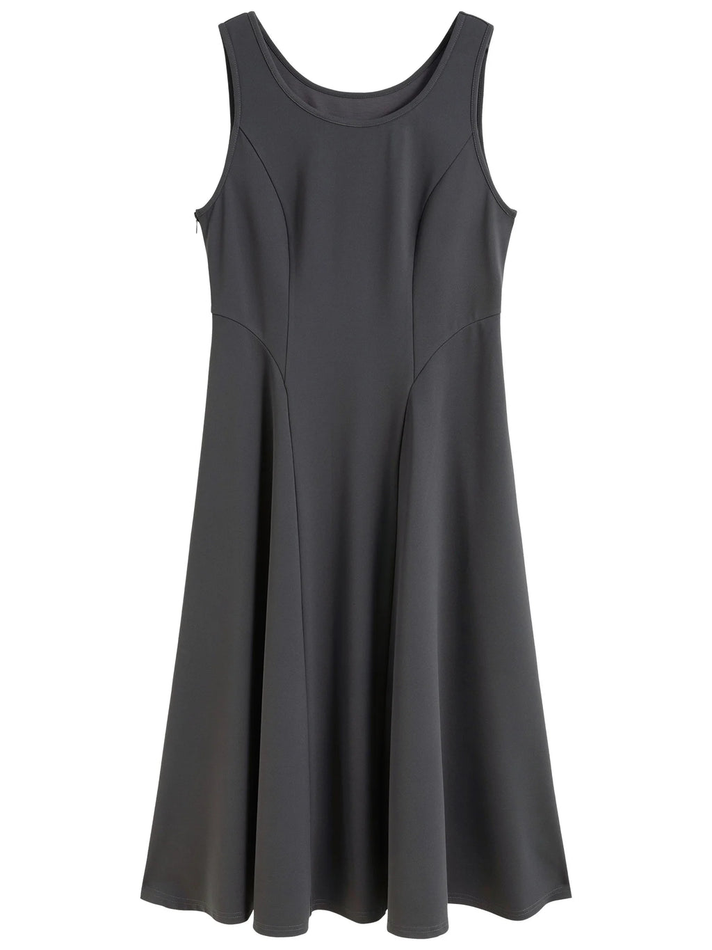 DUSHU Plus Size Women's Slimming U-neck Vest 2025 Spring Sleeveless Two Tone Inner Dress Casual Loose Women Dress 25DS81150