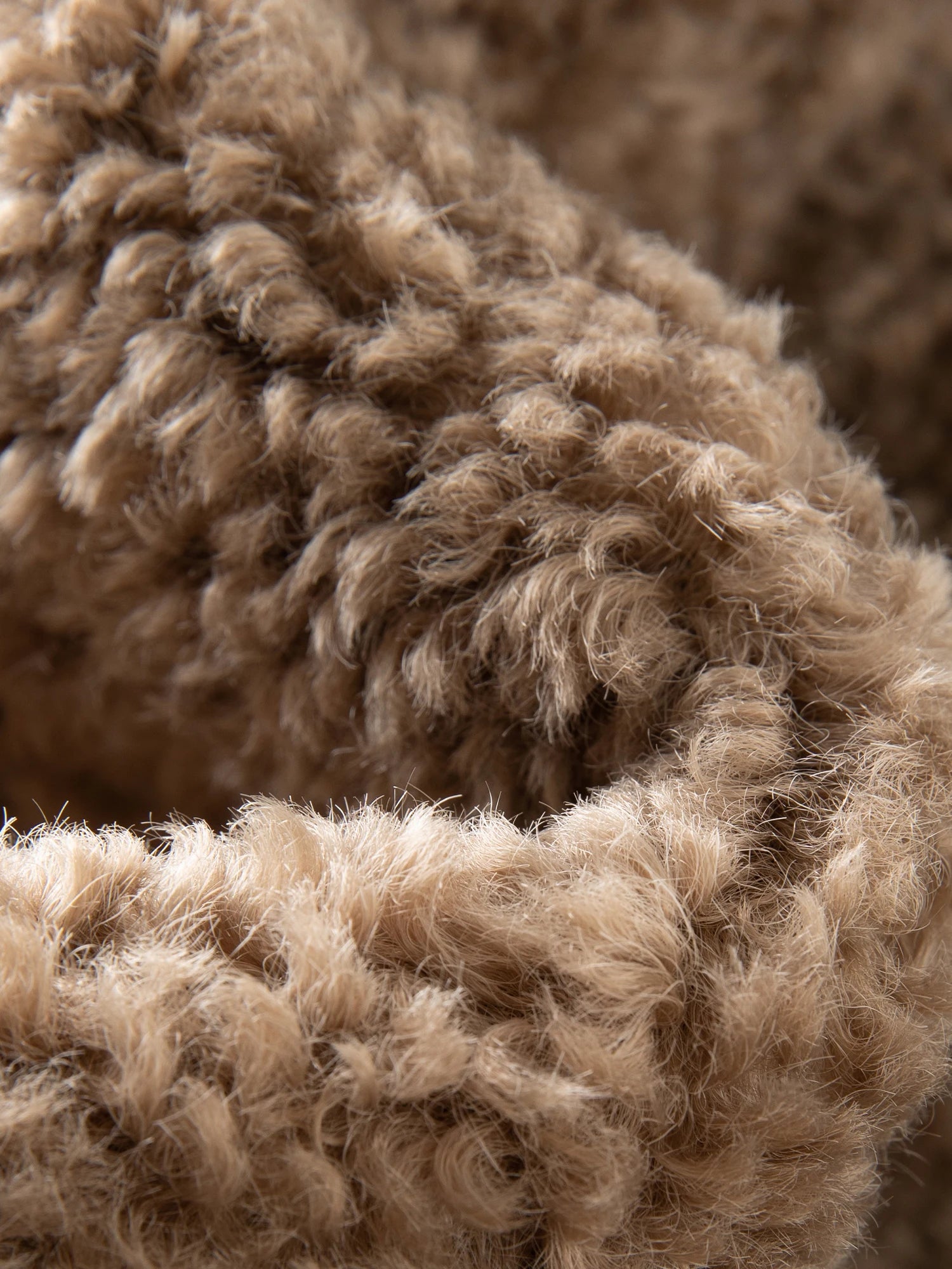 DUSHU Plus Size Brown Fur Jacket Stright Design Loose Fit Warm Reversible Vintage American Style 2025 Winter New Style Leisure