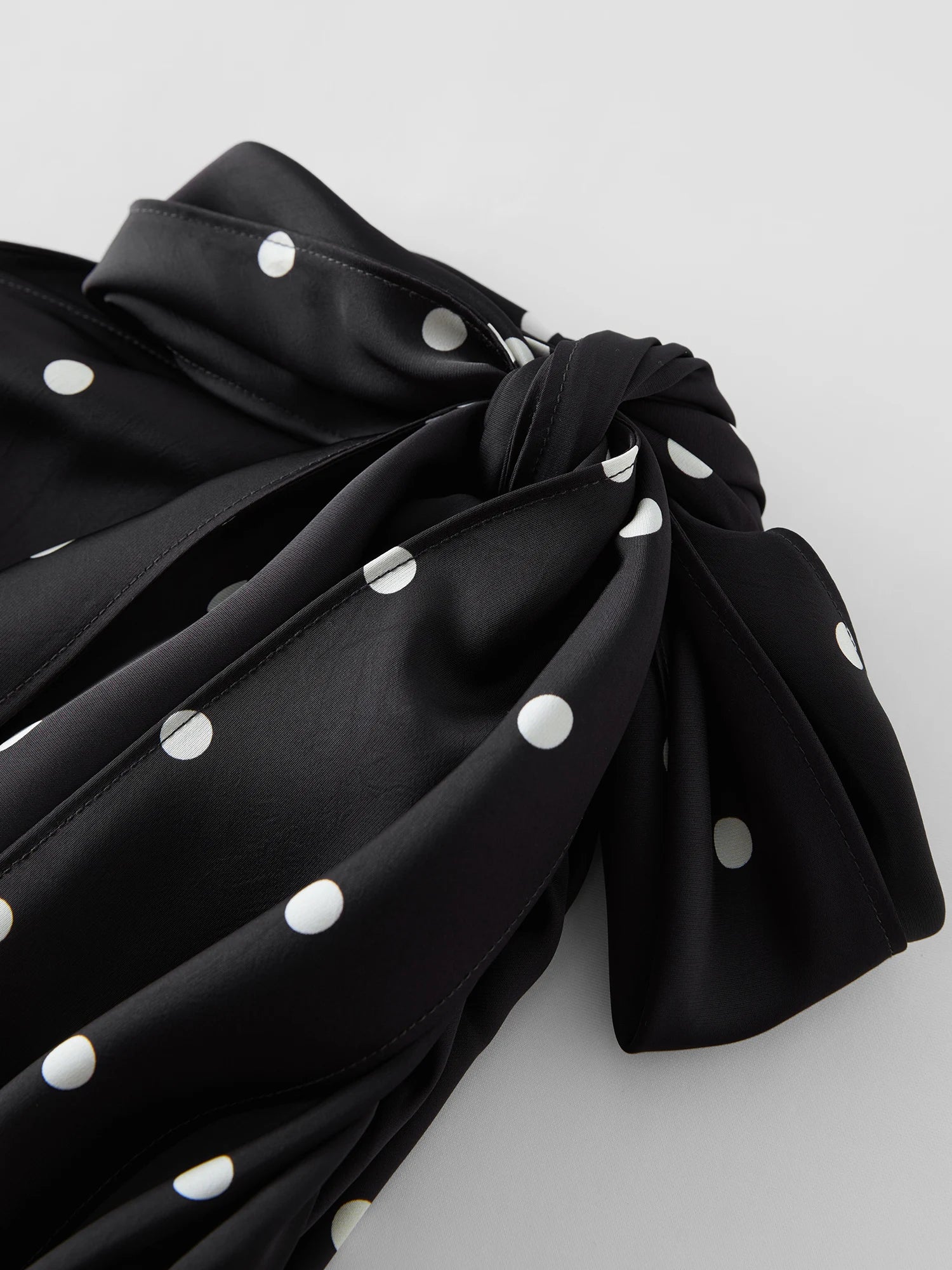 DUSHU Plus Size French Retro Style Temperament Polka Dot Skirt 2025 New Summer High Waist Cover Meat Slim Skirt 25DS82280