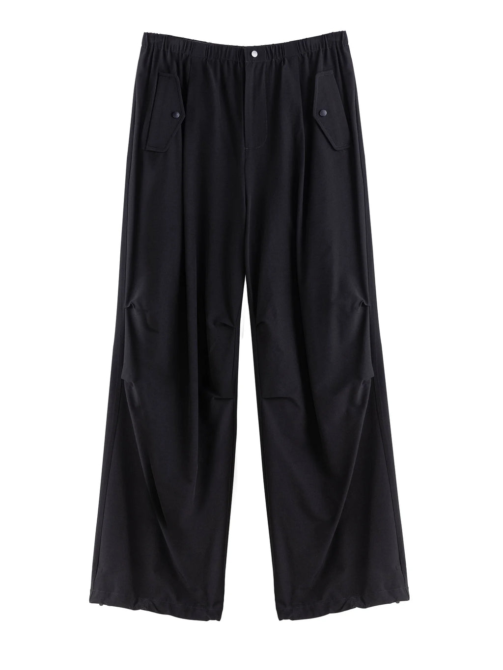 DUSHU Women's All-match Cargo Casual Chic Trousers 2024 Autumn New High Waist Loose Comfortable Trousers For Female 24DS83073