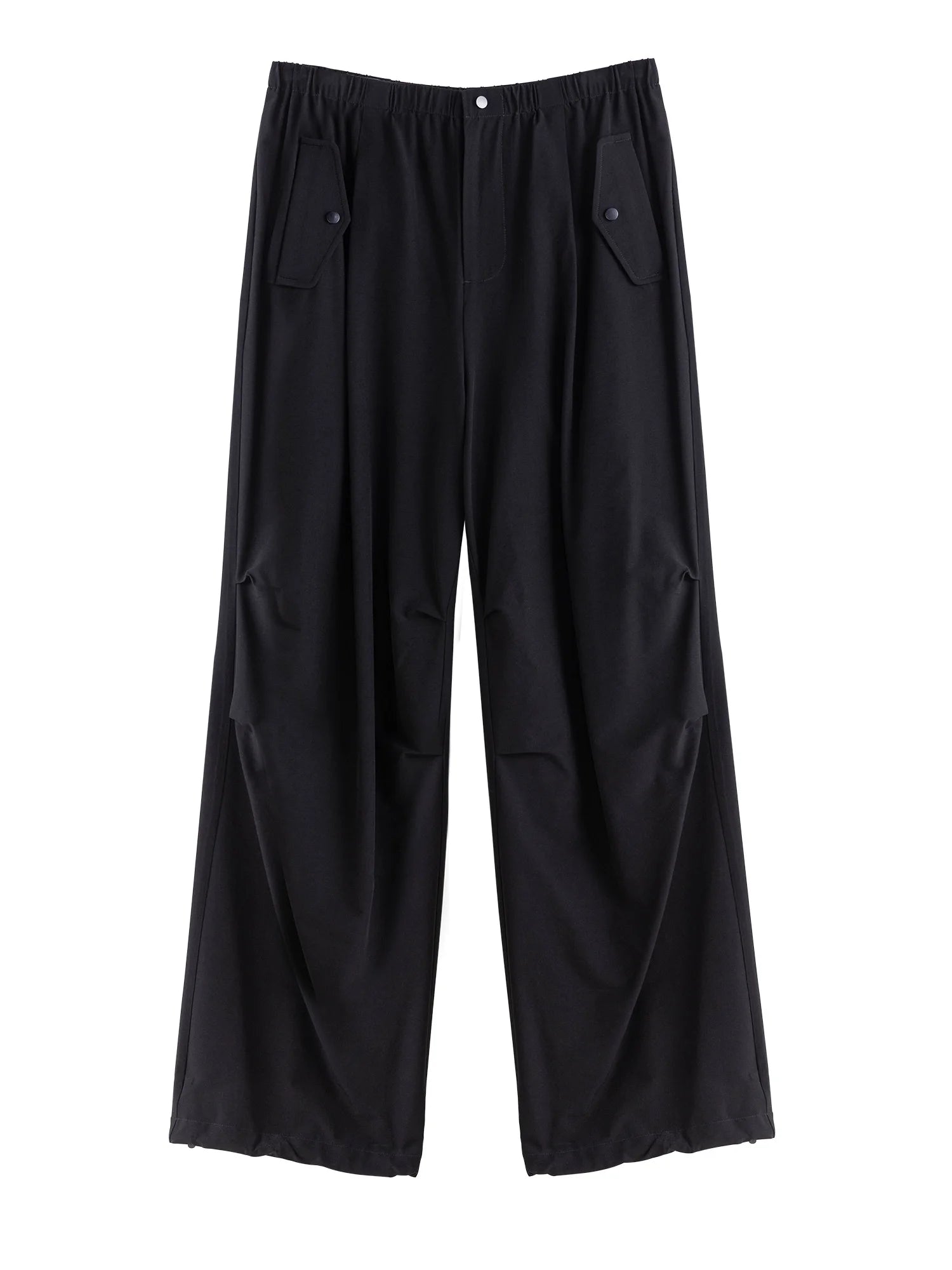 DUSHU Women's All-match Cargo Casual Chic Trousers 2024 Autumn New High Waist Loose Comfortable Trousers For Female 24DS83073