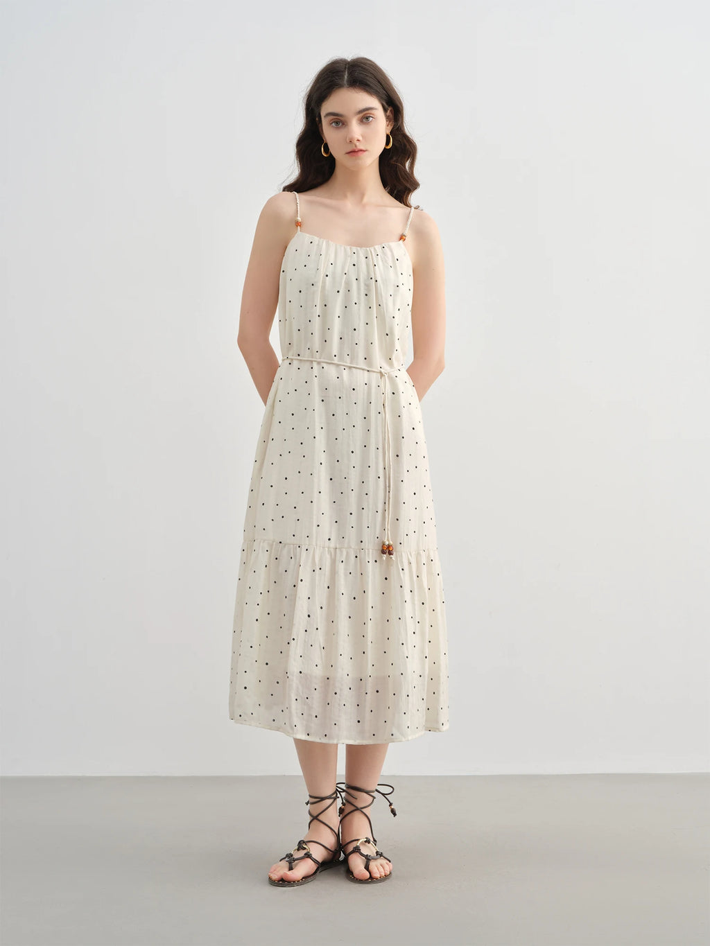 DUSHU 2025 Summer Plus-Size Resort Dress - Boho Chic Layered Design & Ethnic Embroidery with Relaxed Fit 25DS82249