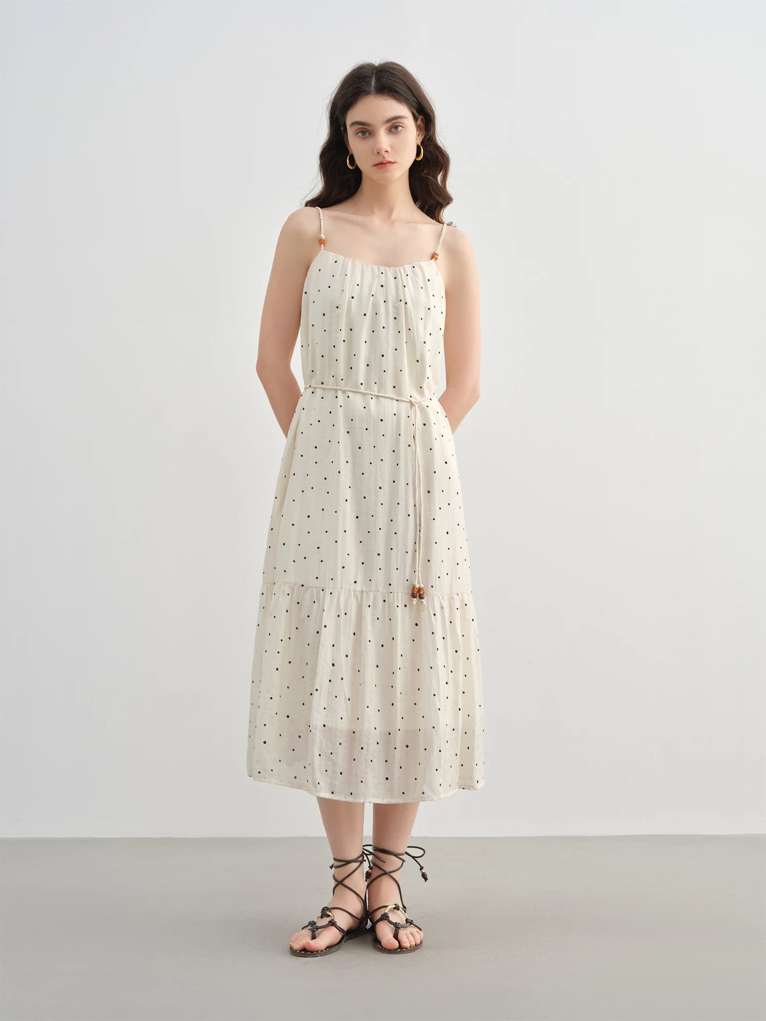 DUSHU 2025 Summer Plus-Size Resort Dress - Boho Chic Layered Design & Ethnic Embroidery with Relaxed Fit 25DS82249