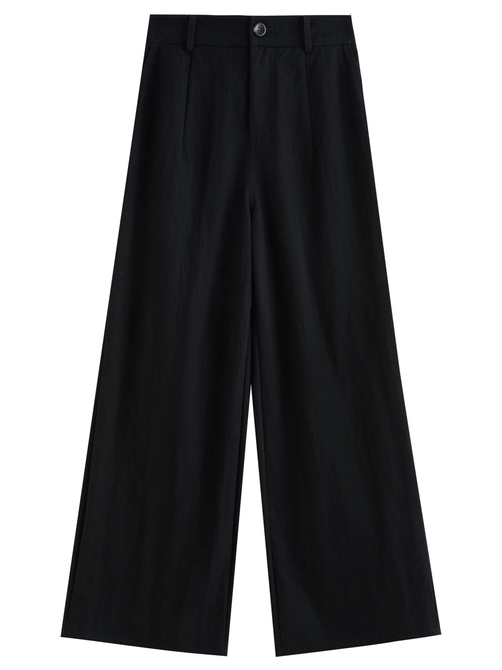 DUSHU Autumn 2025 Relaxed Fit Pants - Elasticated Waistback Flared Leg Casual Bottoms Office Chic Women Trousers
