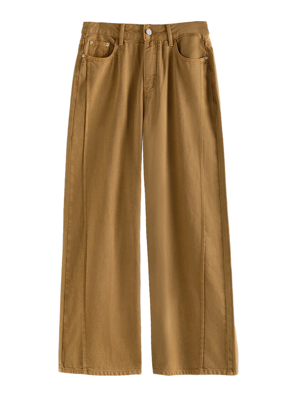 DUSHU Women Jeans【3 Colors】Autumn High Waist Straight Female Jeans 2024 Fall Denim White Long Trouser Pink Pants 24DS83017
