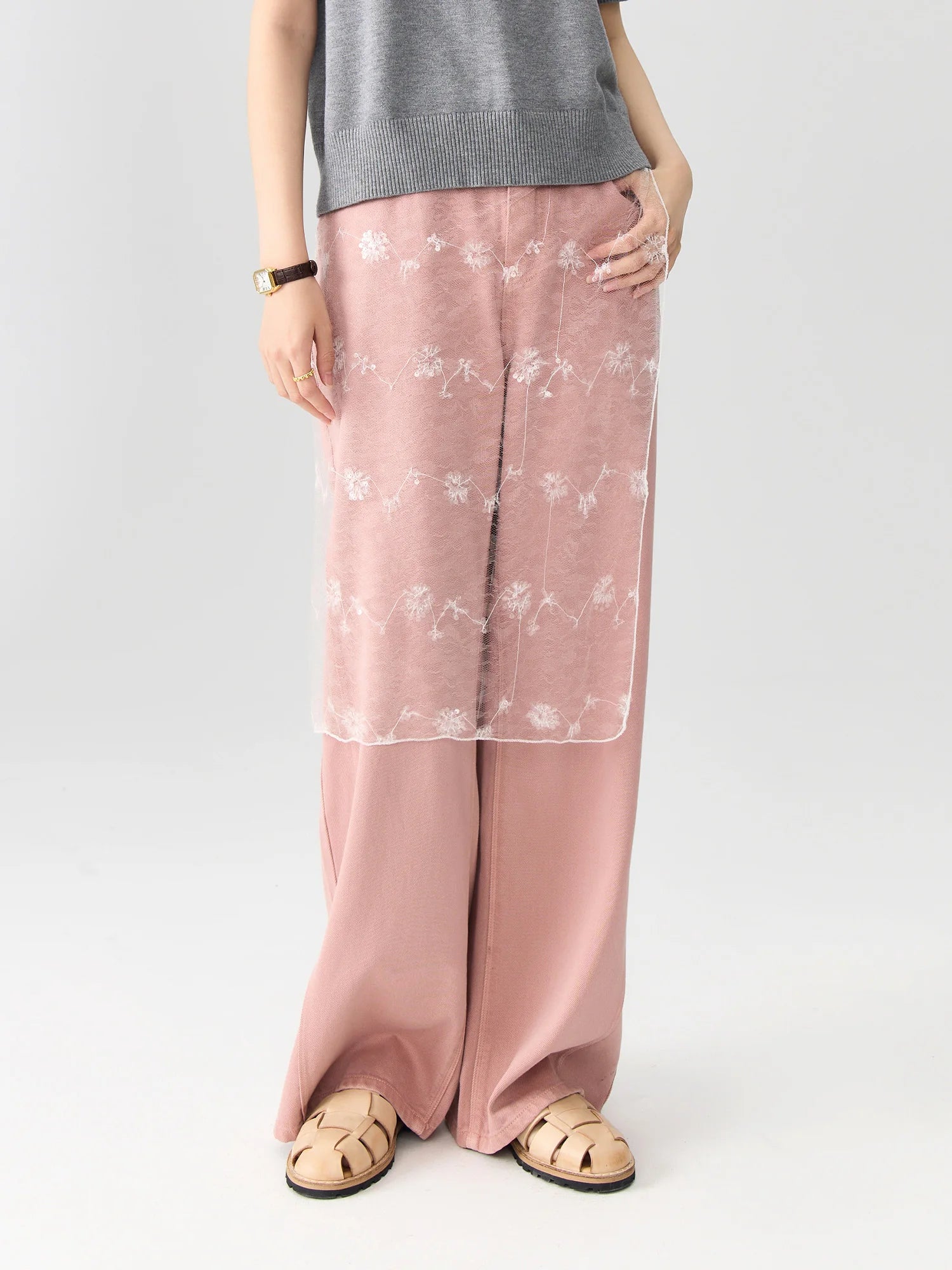 DUSHU Women Jeans【3 Colors】Autumn High Waist Straight Female Jeans 2024 Fall Denim White Long Trouser Pink Pants 24DS83017