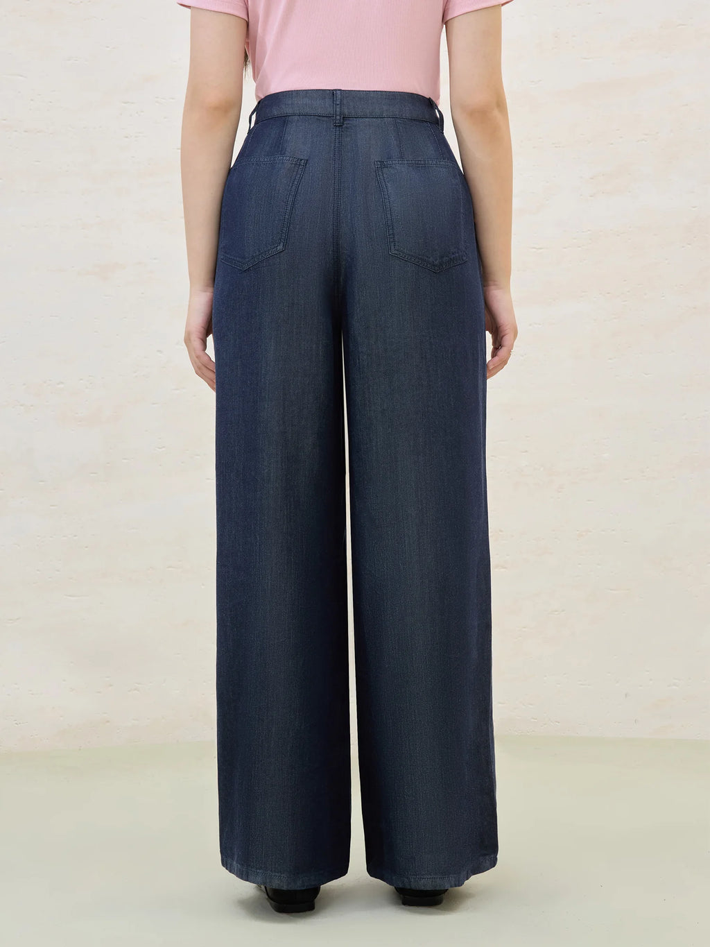 DUSHU Plus Size Cooling Lyocell Pants Summer 2025 Office Relaxed Straight-Leg Pants Versatile Staple Women Casual Trousers