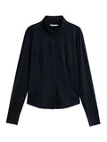 DUSHU Office Lady Women's UPF50+ Sun Protection Clothing Spring Summer New Original Yarn Shoulder Jackets 25DS81315+25DS81311
