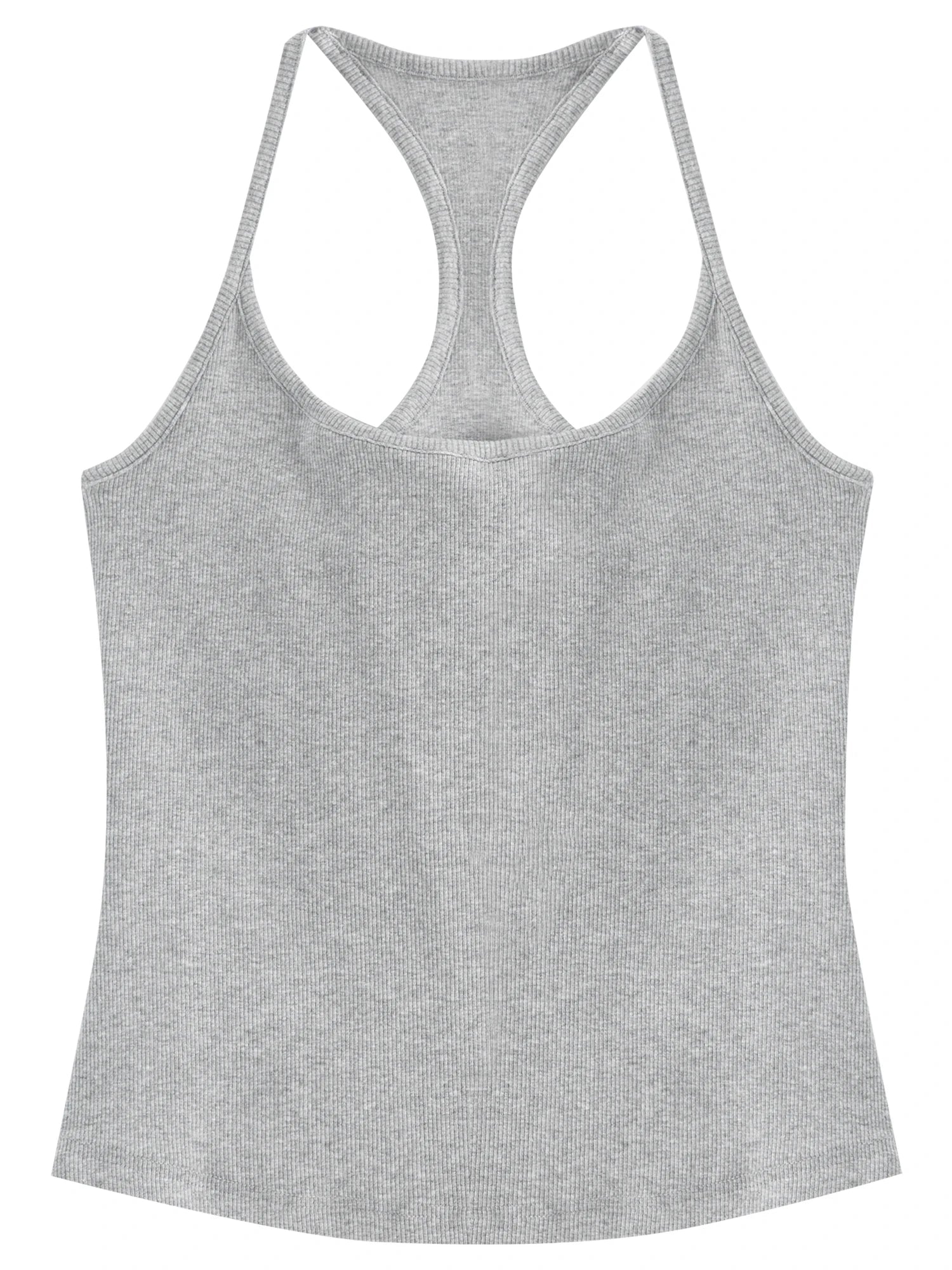 DUSHU Layering for Women Fashion Chain-Embroidered Pearl-Adorned Tank Top Linen-Blend Short Sleeve Off-Shoulder Cotton T-Shirt