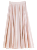 DUSHU Women's 3D Tailored Patchwork Bateau Skirt Spring 2026 New Arrival Fashionable and Versatile Skirts for Every Occasion