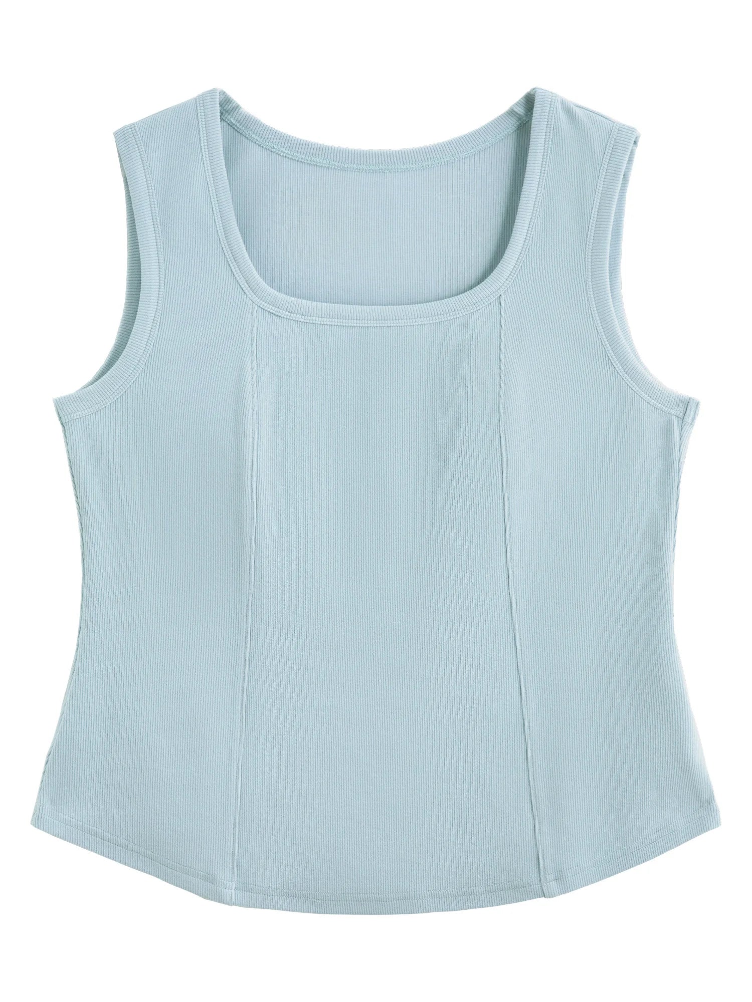 DUSHU Plus Size Cami 2025 Summer Essential Layering Tank Versatile Minimalist Inner Top Transition Breathable Women's Basics