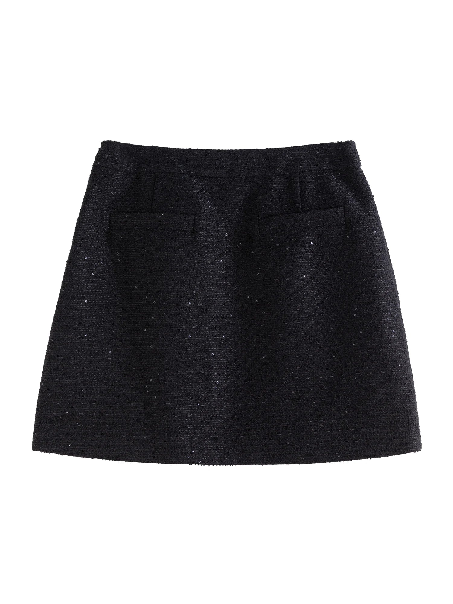 DUSHU Handmade Beaded Lace Elegant Suit For Women 2024 Autumn New Design Female Coat Skirt Shirt Chic Suit Office Outfit