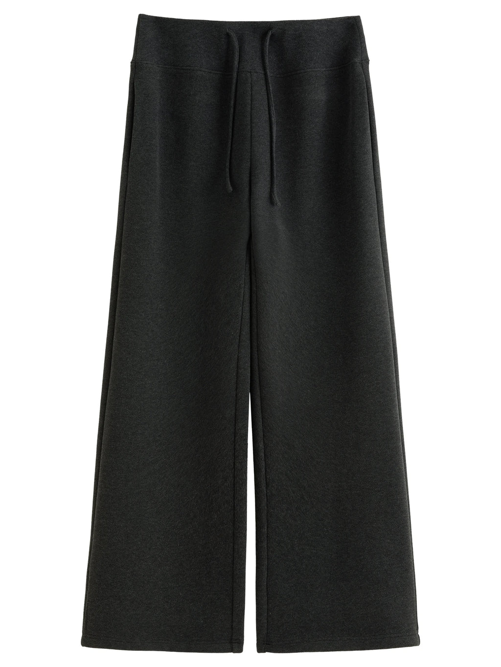 DUSHU 2025 Winter Women's High Waist Drawstring Fleece Lined Loose Fit Casual Pants with Soft Fabric for Comfortable Daily Wear