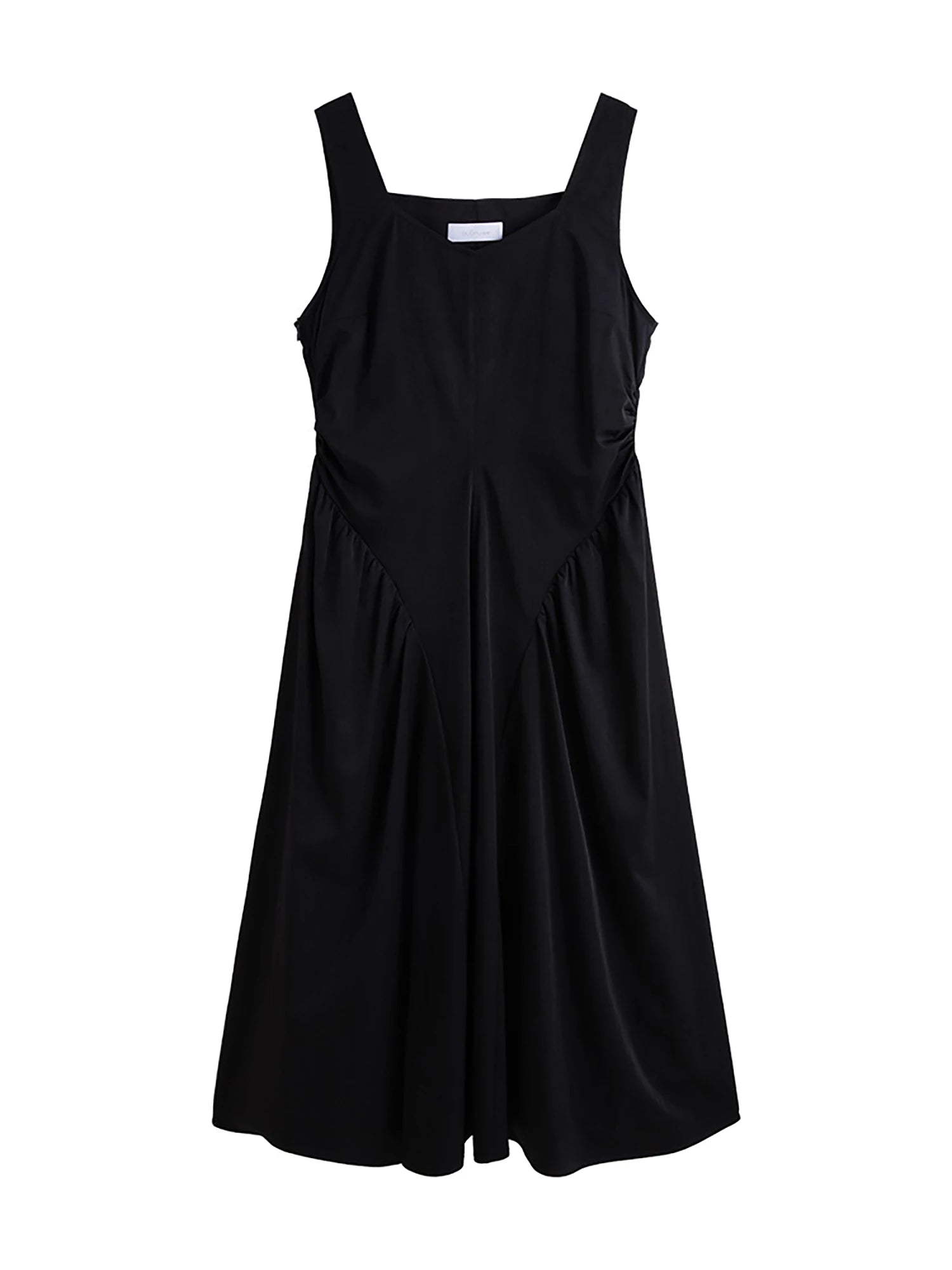 DUSHU Plus Size French Floral Wrap Dress 2025 Summer Slimming Midi Layering Dress Elegant Lace Trim Office Casual Chic Dress