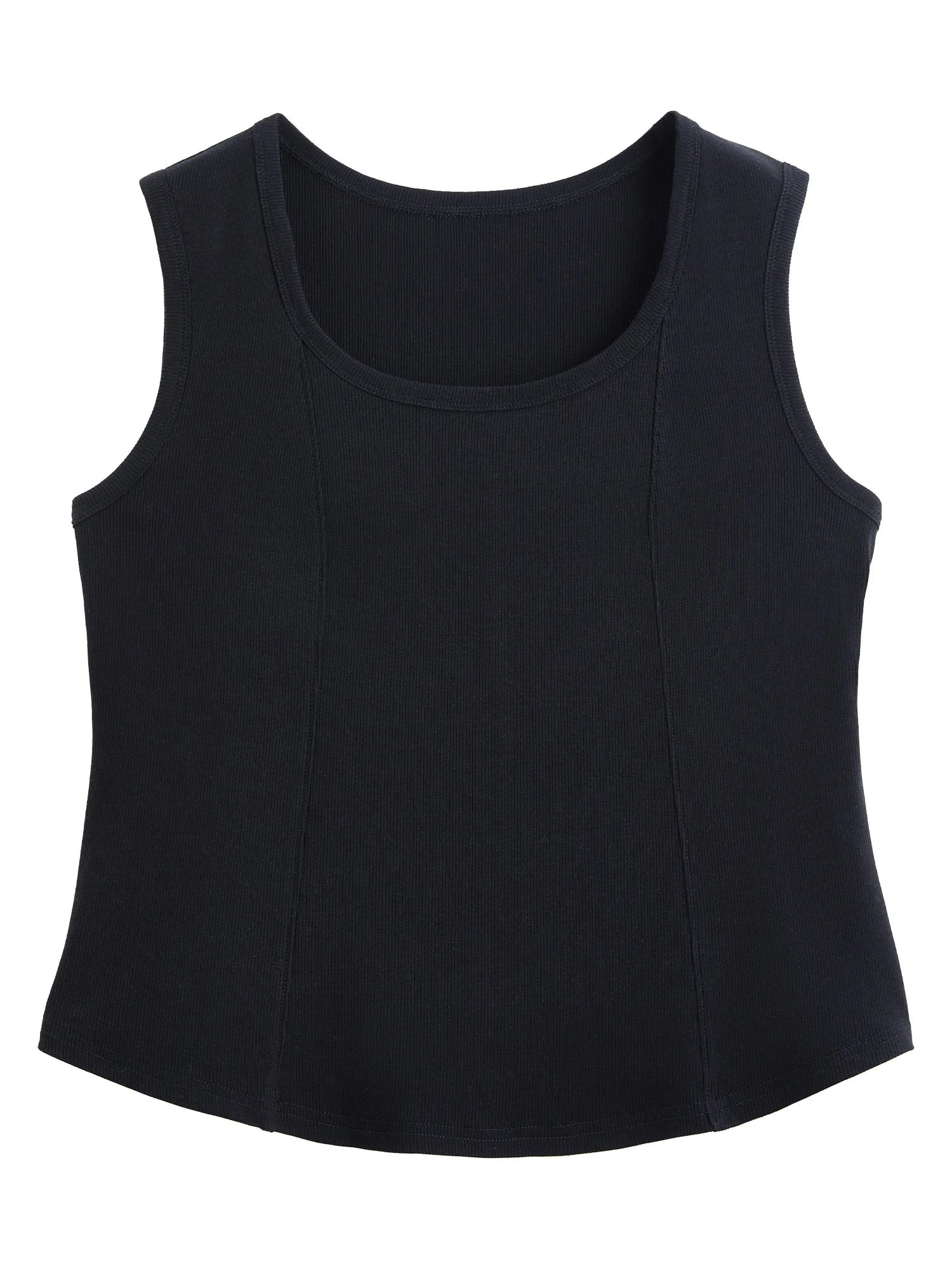 DUSHU Plus Size Cami 2025 Summer Essential Layering Tank Versatile Minimalist Inner Top Transition Breathable Women's Basics